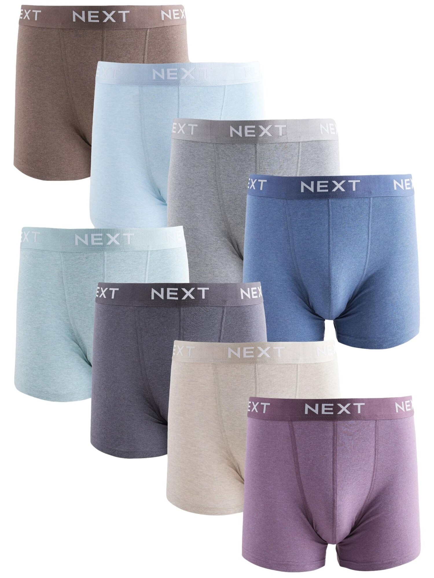 Next Boxeri  bej / albastru / gri / verde mentă / lila