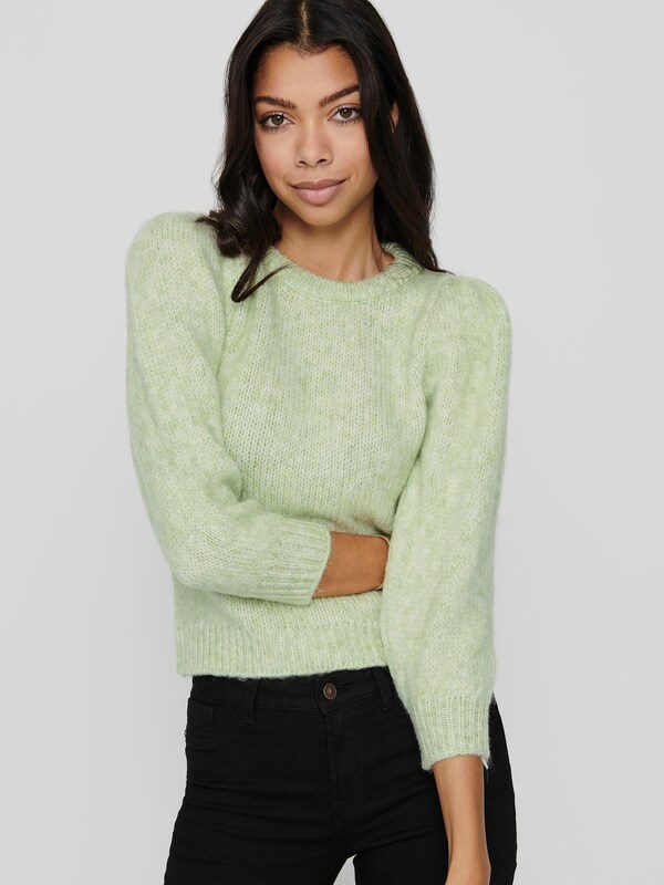 Only Benin kurz geschnittener Strickpullover mit 3/4-Ärmeln