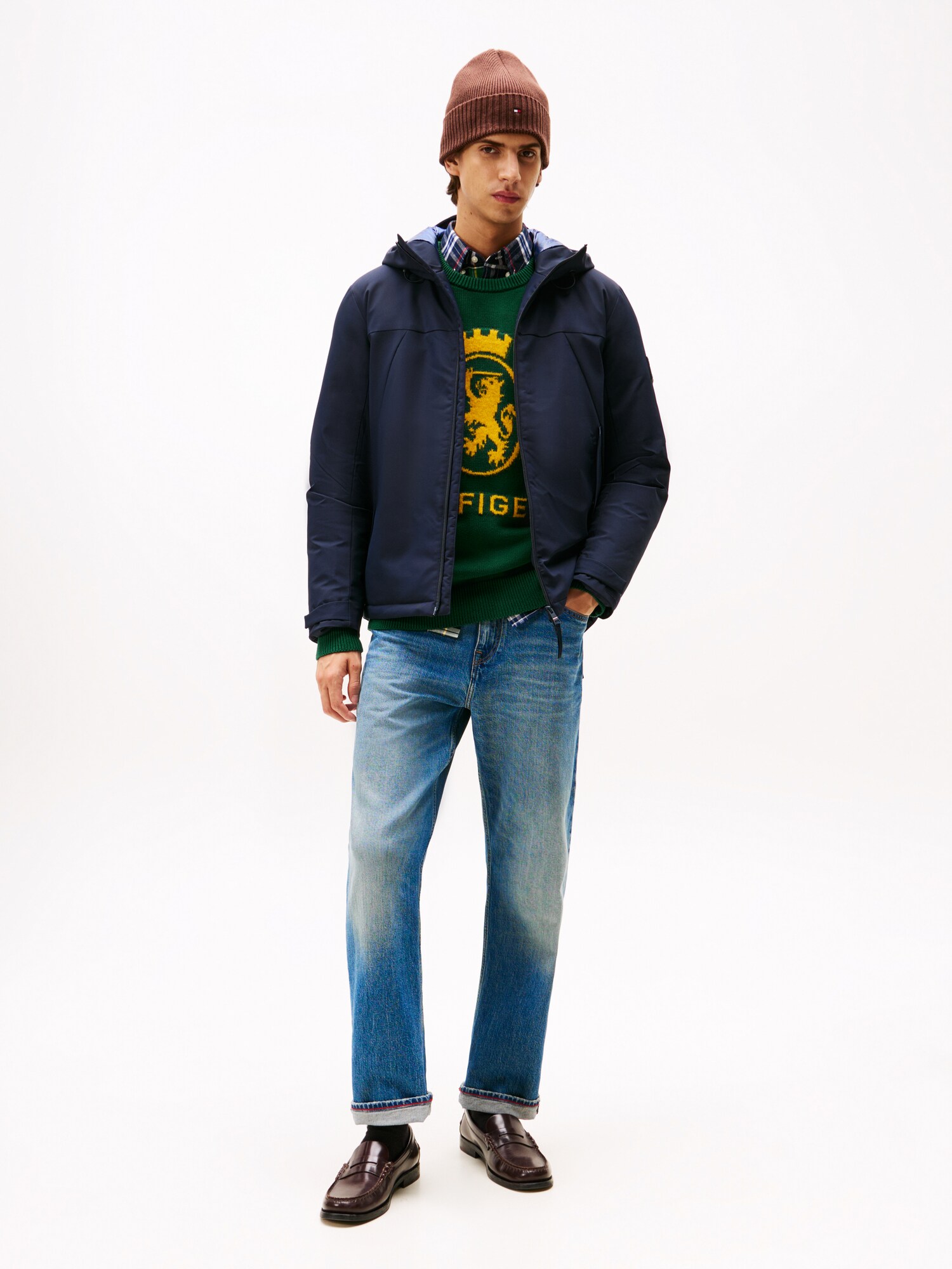 TOMMY HILFIGER Prechodná bunda námornícka modrá (obrázok 4)