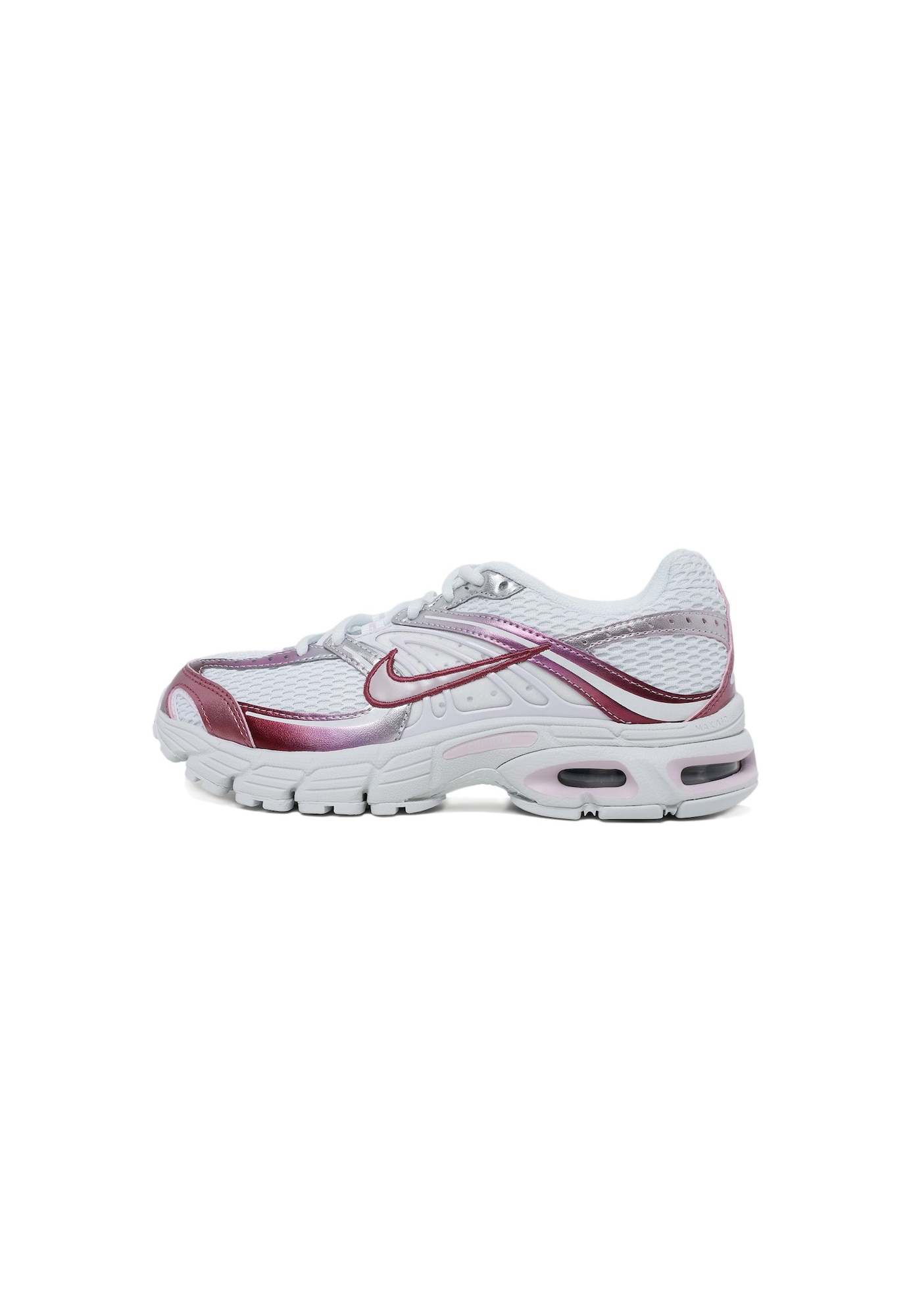 Nike Sportswear Sneaker low Air Max Moto 2K roz eozină / roșu burgundy / argintiu / alb