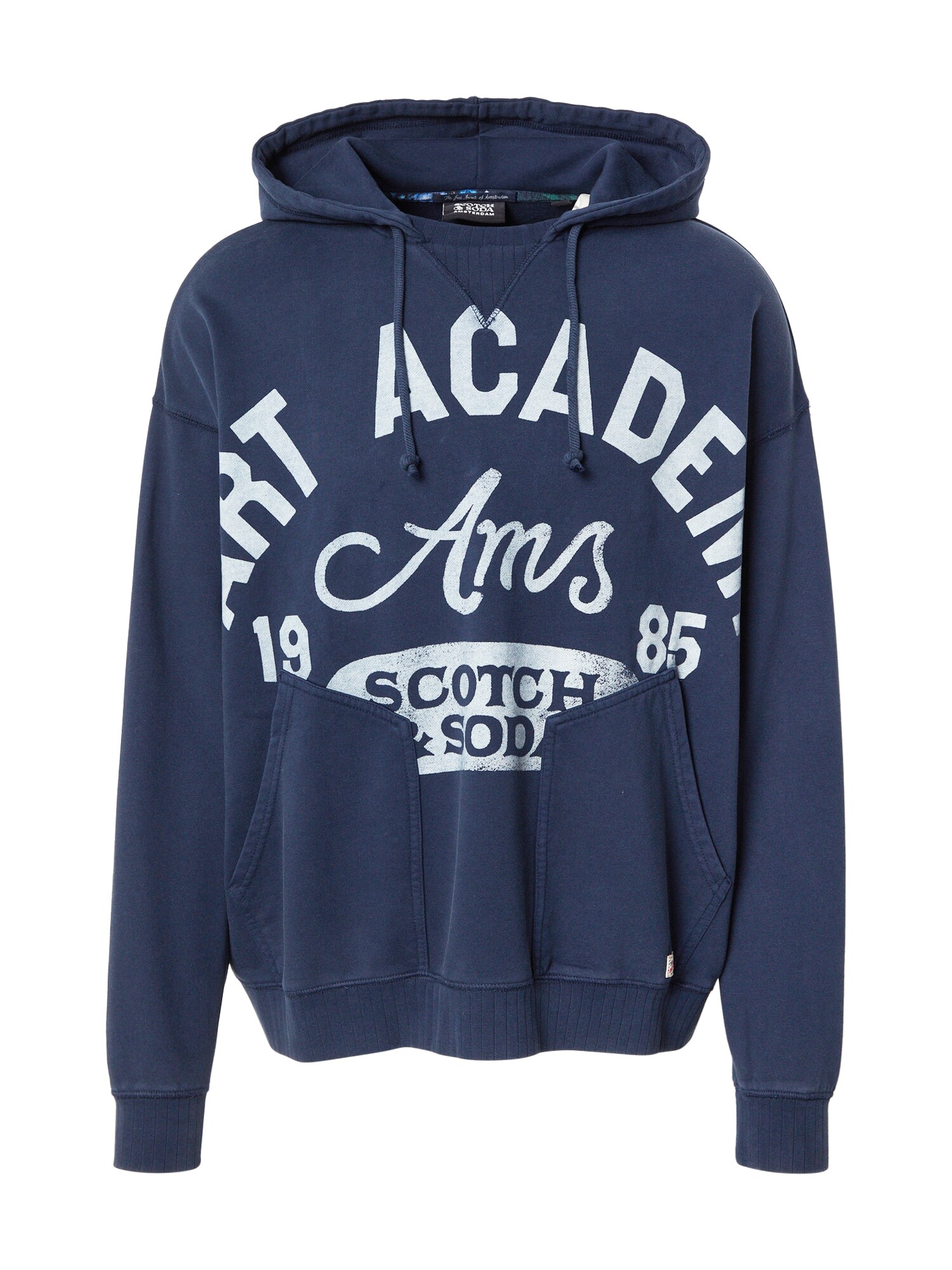 SCOTCH & SODA Mikina  námornícka modrá / biela