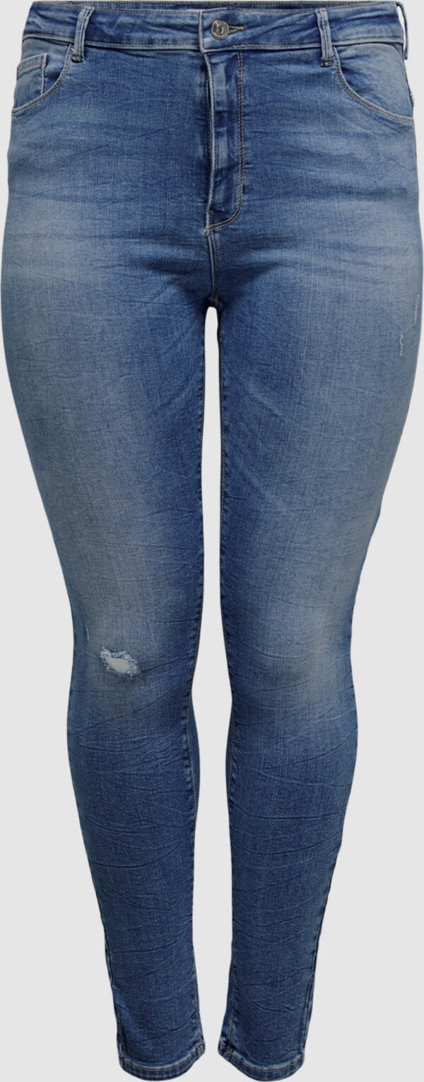 Only Carmakoma Laola Life hochtaillierte zerrissene enge Jeans