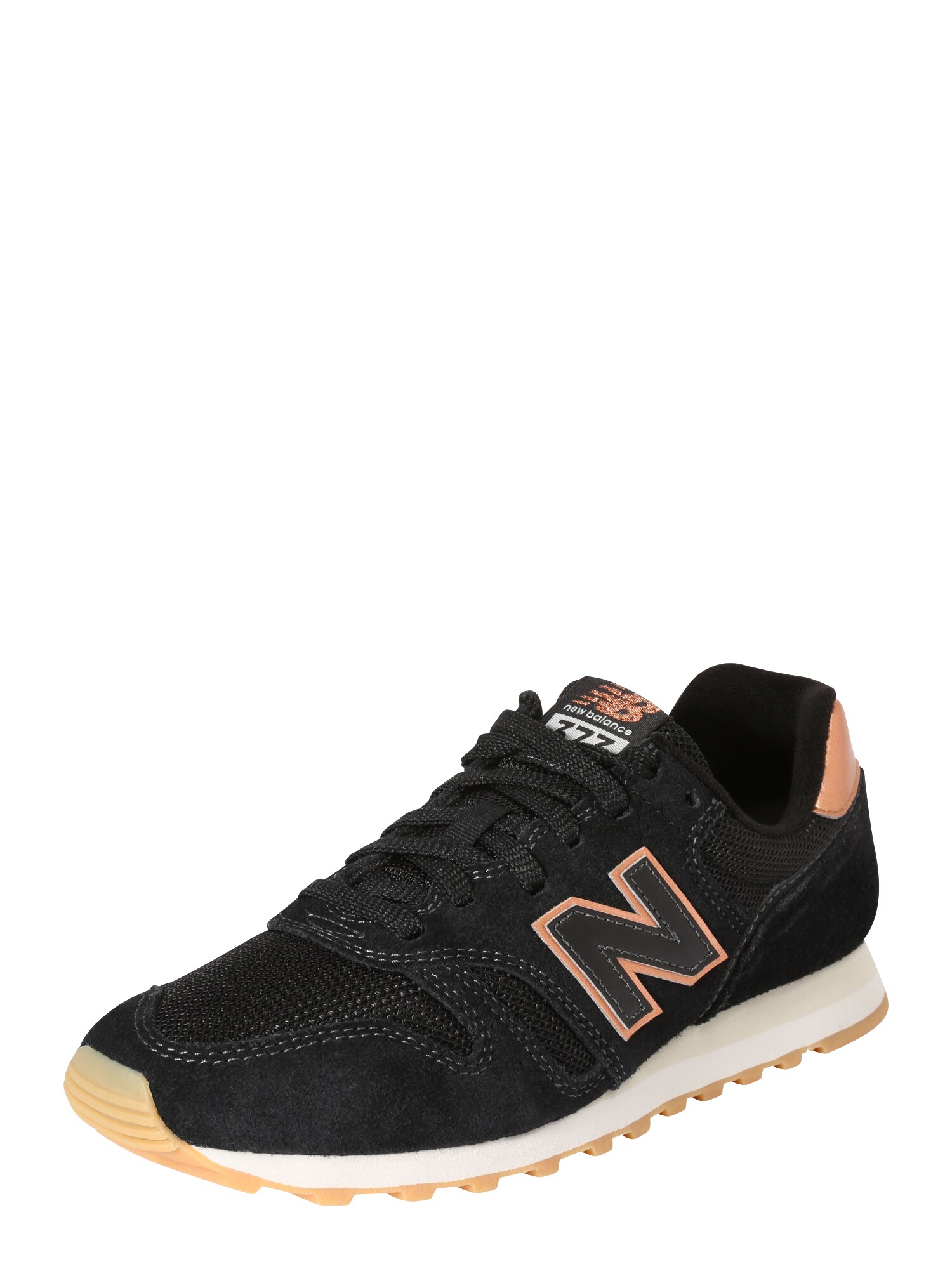 new balance Sportbačiai be auliuko  juoda / gelsvai pilka spalva