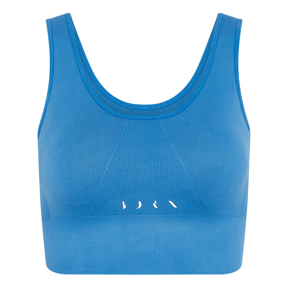 Born Living Yoga Sporttop 'Urdhva' Damen Größe M blau / weiß