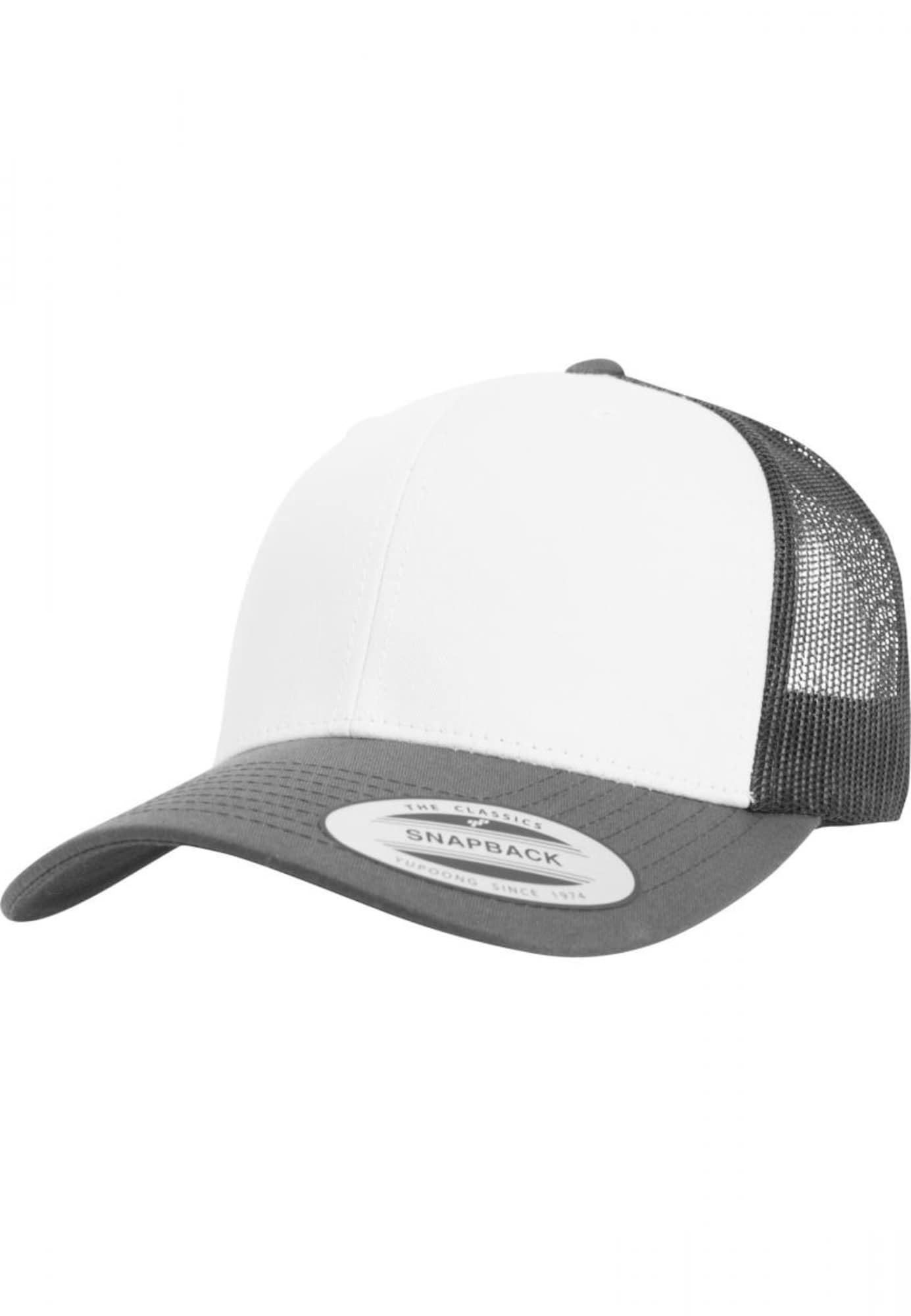 Flexfit Șapcă Retro Trucker  gri închis / alb
