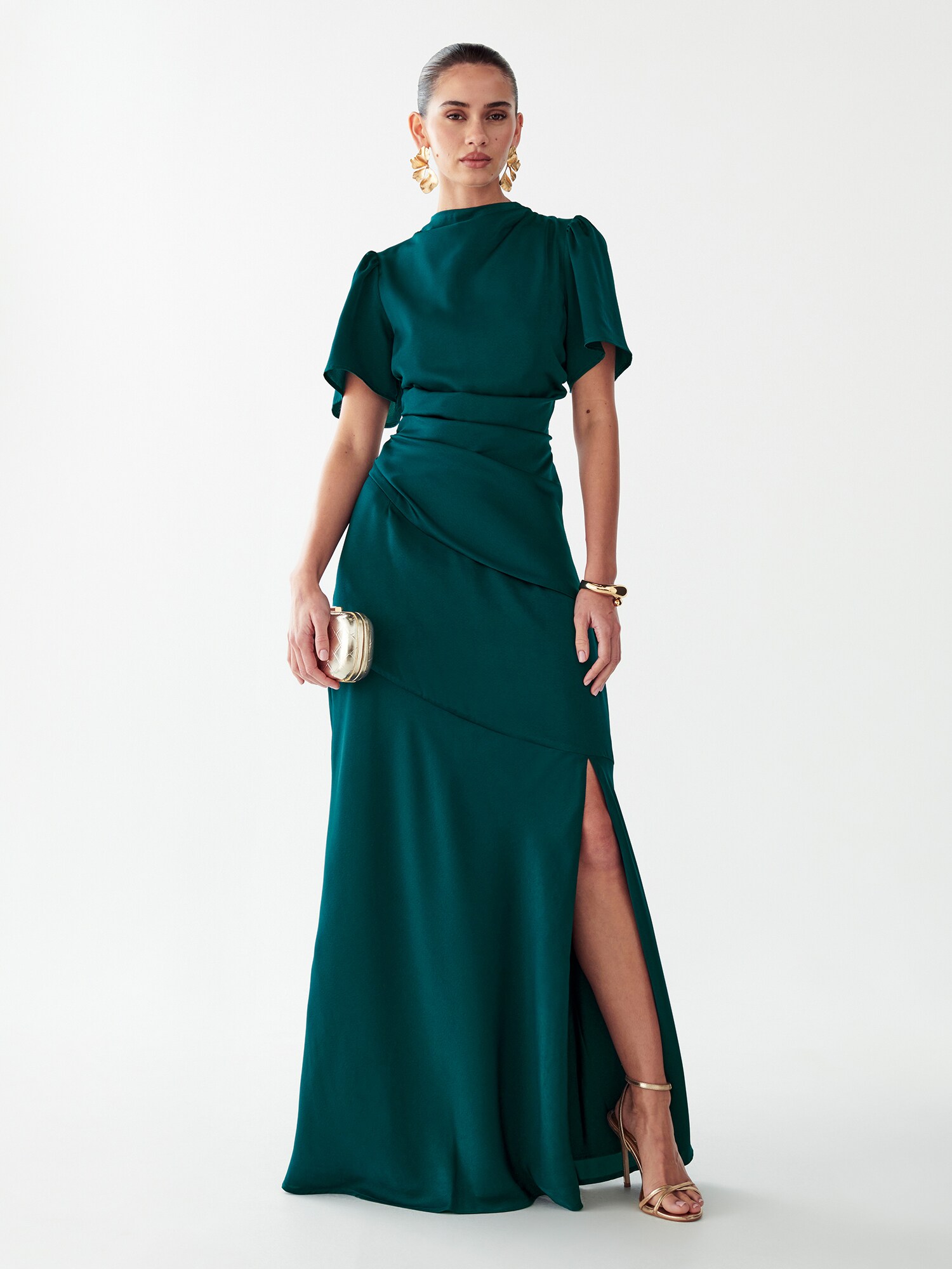 Willa Rochie de seară Pika verde pin