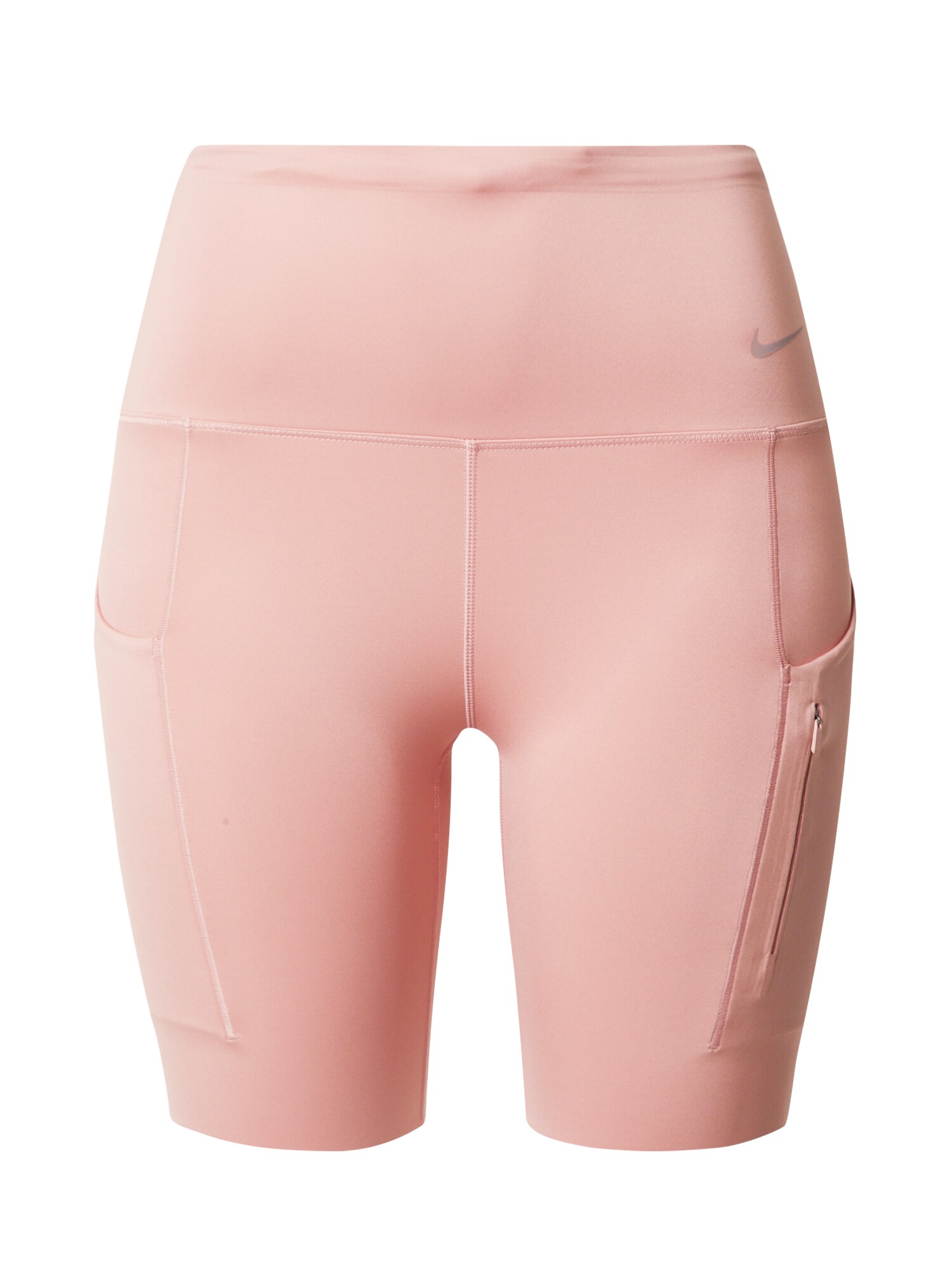 NIKE Športne hlače  svetlo siva / melona