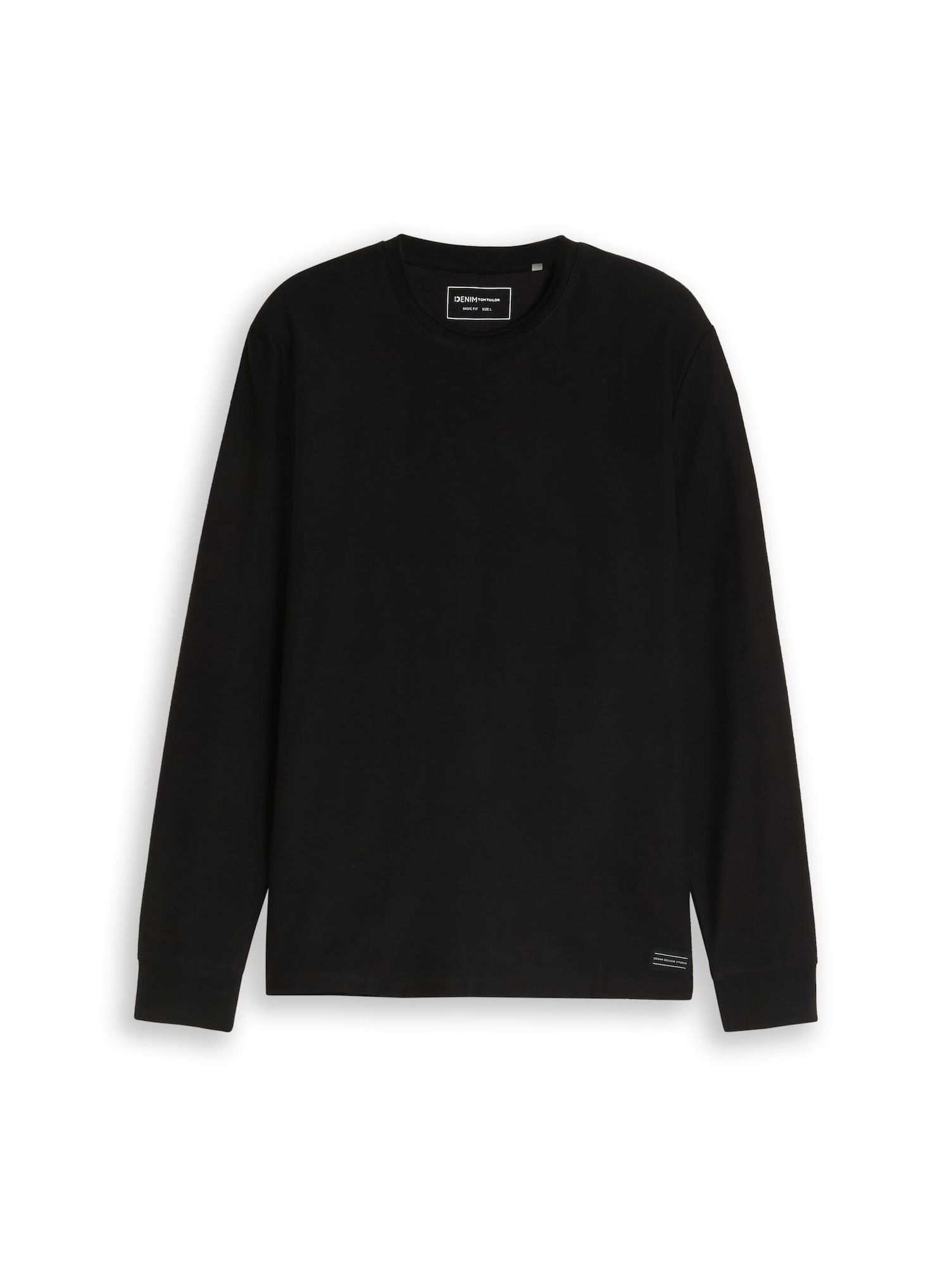 TOM TAILOR DENIM Tricou negru