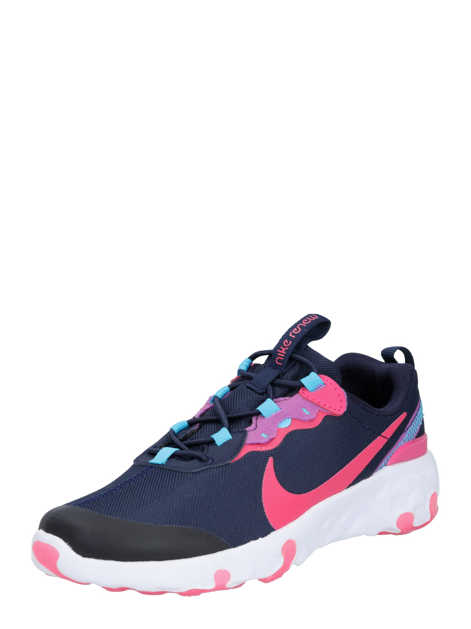 Nike Sportswear Sportbačiai 'Renew Element 55'  juoda / mėlyna / purpurinė spalva