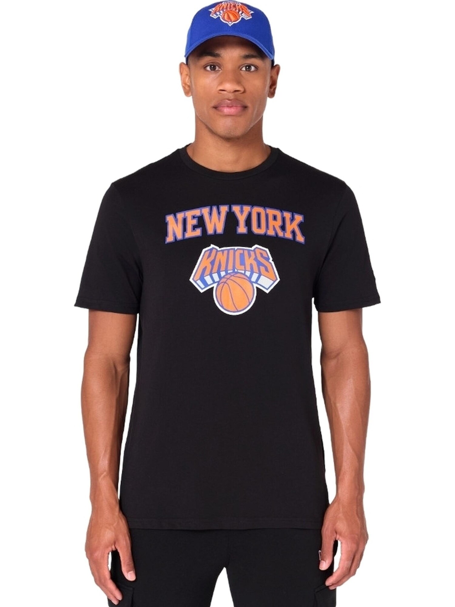 NEW ERA Camiseta 'Camiseta new era negra new york knicks nos nba regular tee neykni' negro – imagen 1
