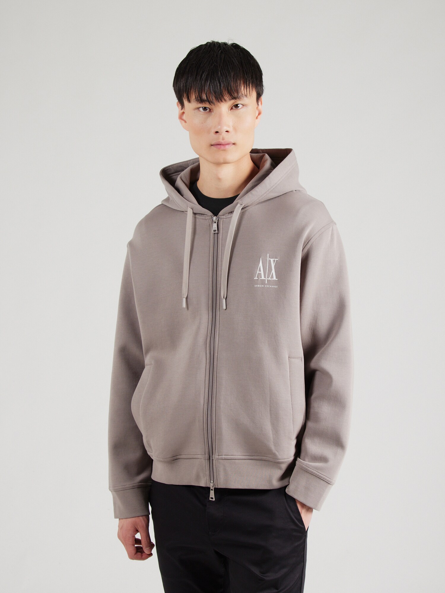 ARMANI EXCHANGE Tréning dzseki  bézs termék 2. képe