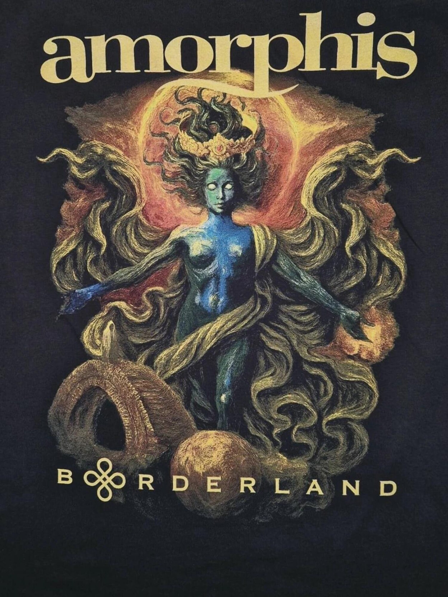 Amorphis Camiseta 'Borderland Marcelo'  negro – imagen 3