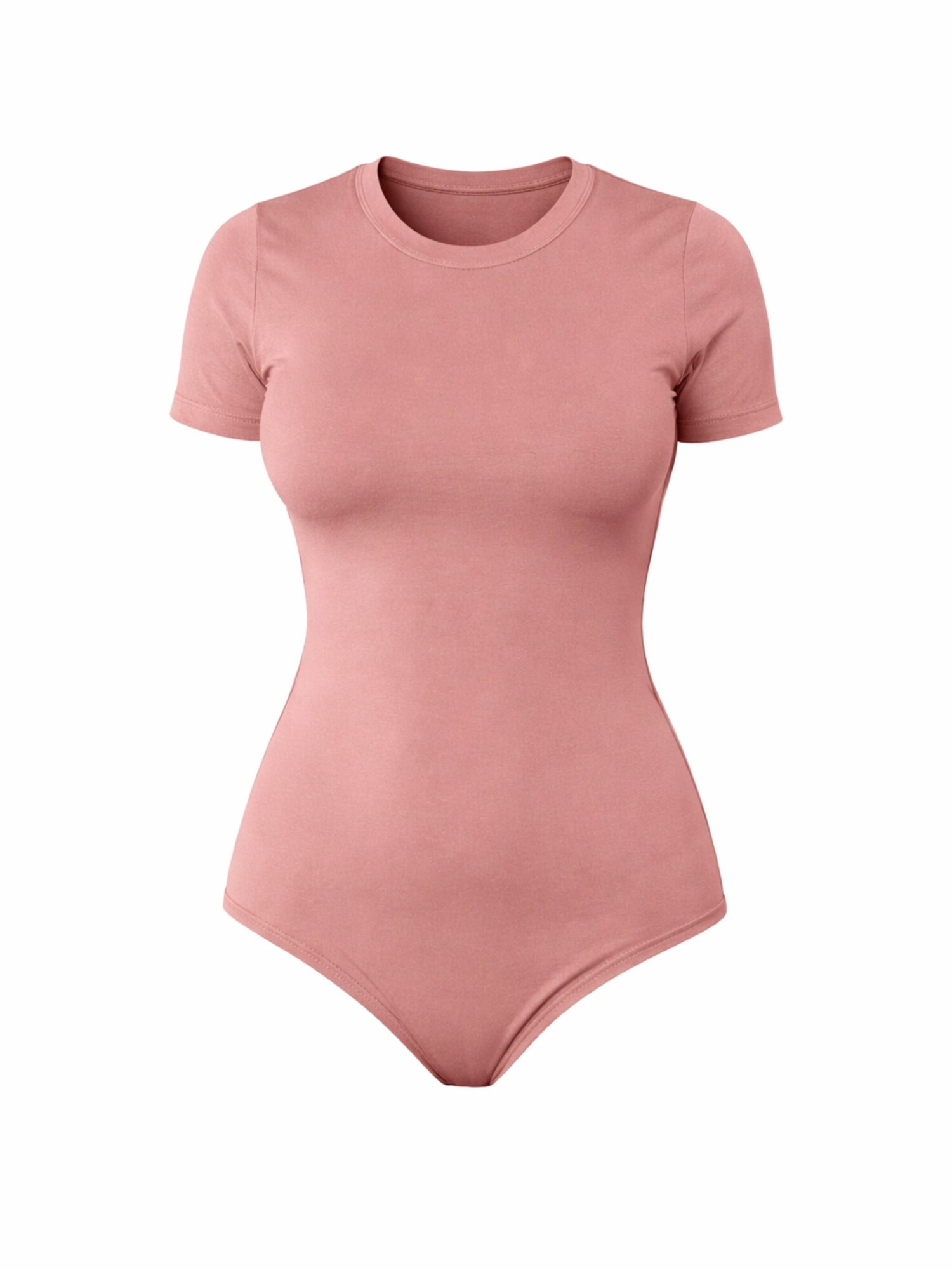 LEAFLETIC Body 'Leafletic Women’s Short Sleeve Crew Neck Bodysuit' altrosa