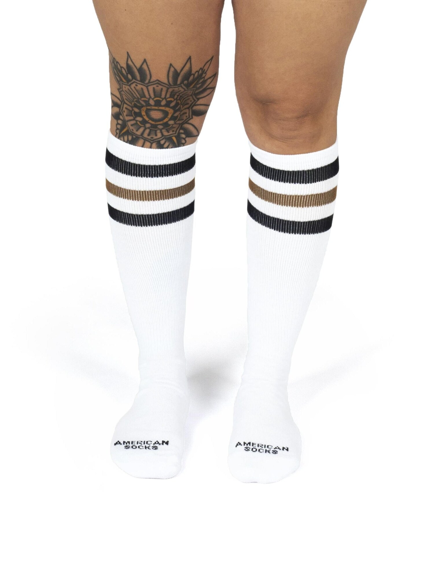 American Socks Calcetines hasta la rodilla 'Gizmo'  blanco – imagen 3