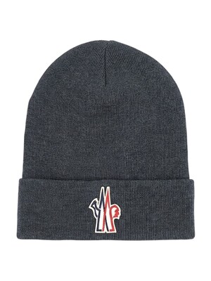 MONCLER Gorra 'Moncler Wollmütze'  gris