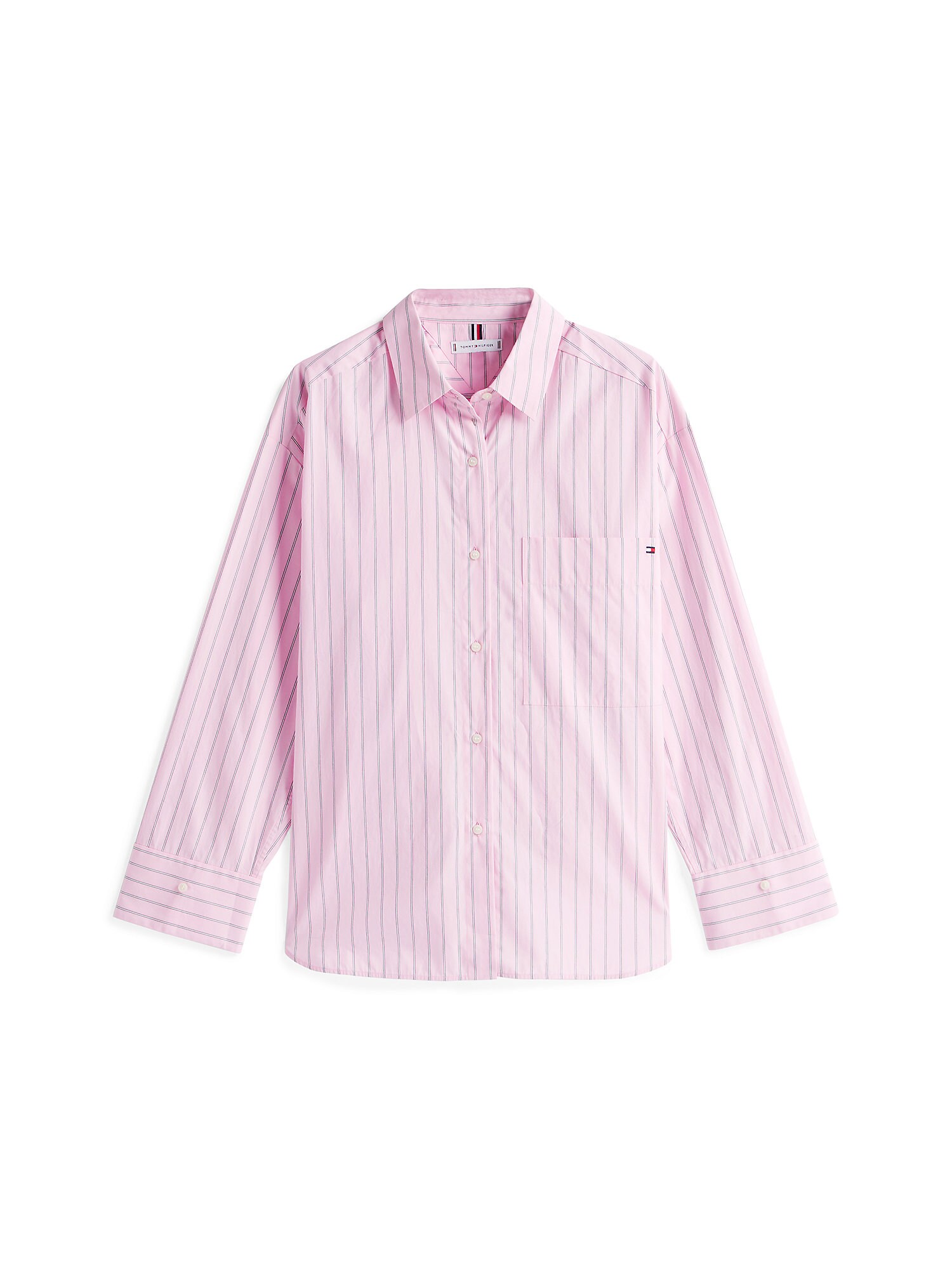TOMMY HILFIGER Blúz  rózsaszín / fekete / fehér akciós termékkép 1