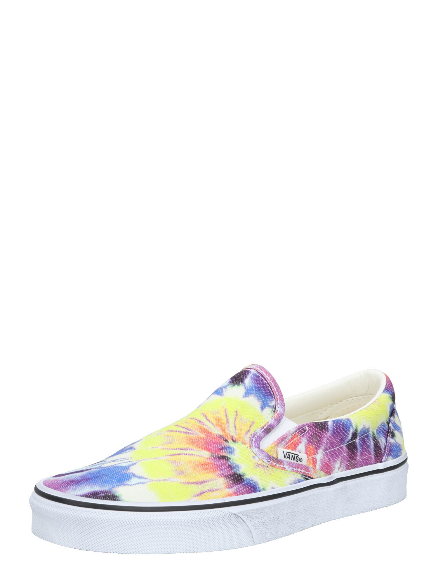VANS Batai be raištelių  geltona / mišrios spalvos / tamsiai violetinė / mėlyna dūmų spalva / balta