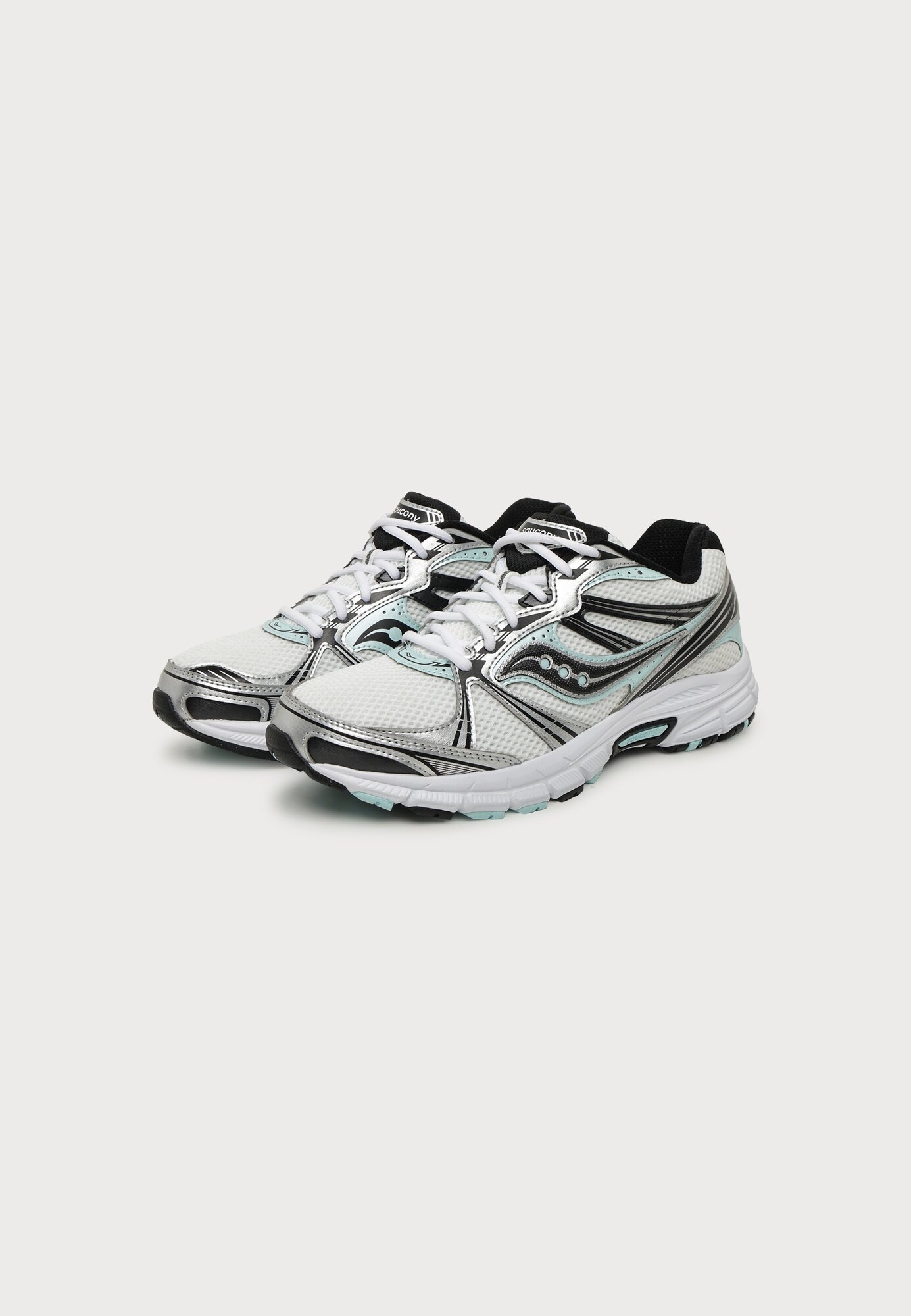 Saucony Zapatillas deportivas bajas 'GRID LEGACY'  gris plateado / menta / negro / blanco – imagen 4