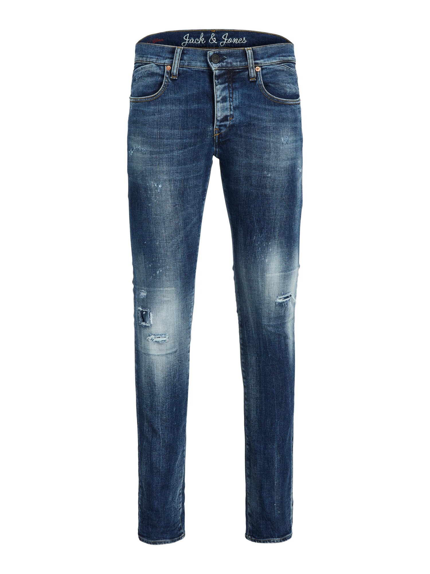 JACK & JONES Džínsy 'JJIGlenn JJLuca'  modrá denim