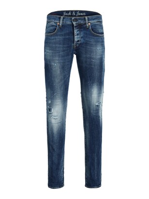 jack & jones Jeans ‘GLENN’ Blauw denim