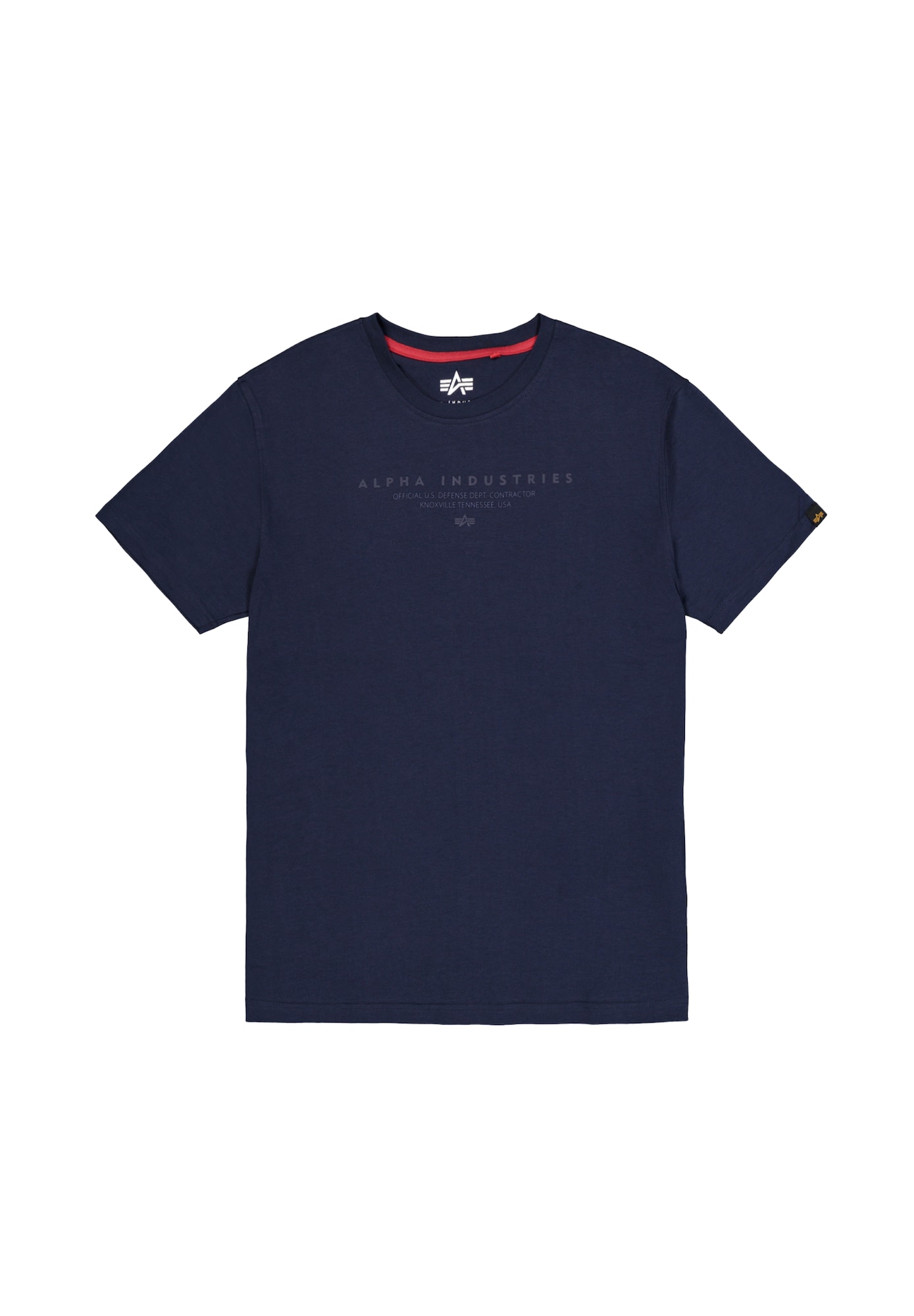 ALPHA INDUSTRIES Tricou DTM albastru marin / bleumarin