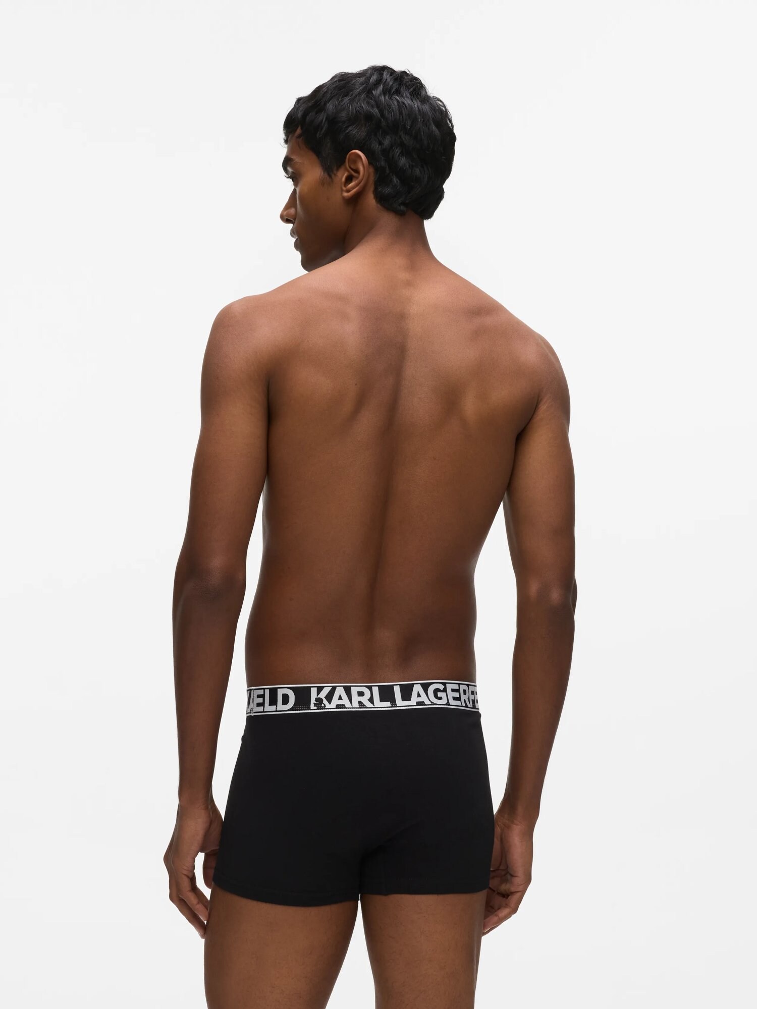 Karl Lagerfeld Calzoncillo boxer negro / blanco – imagen 6