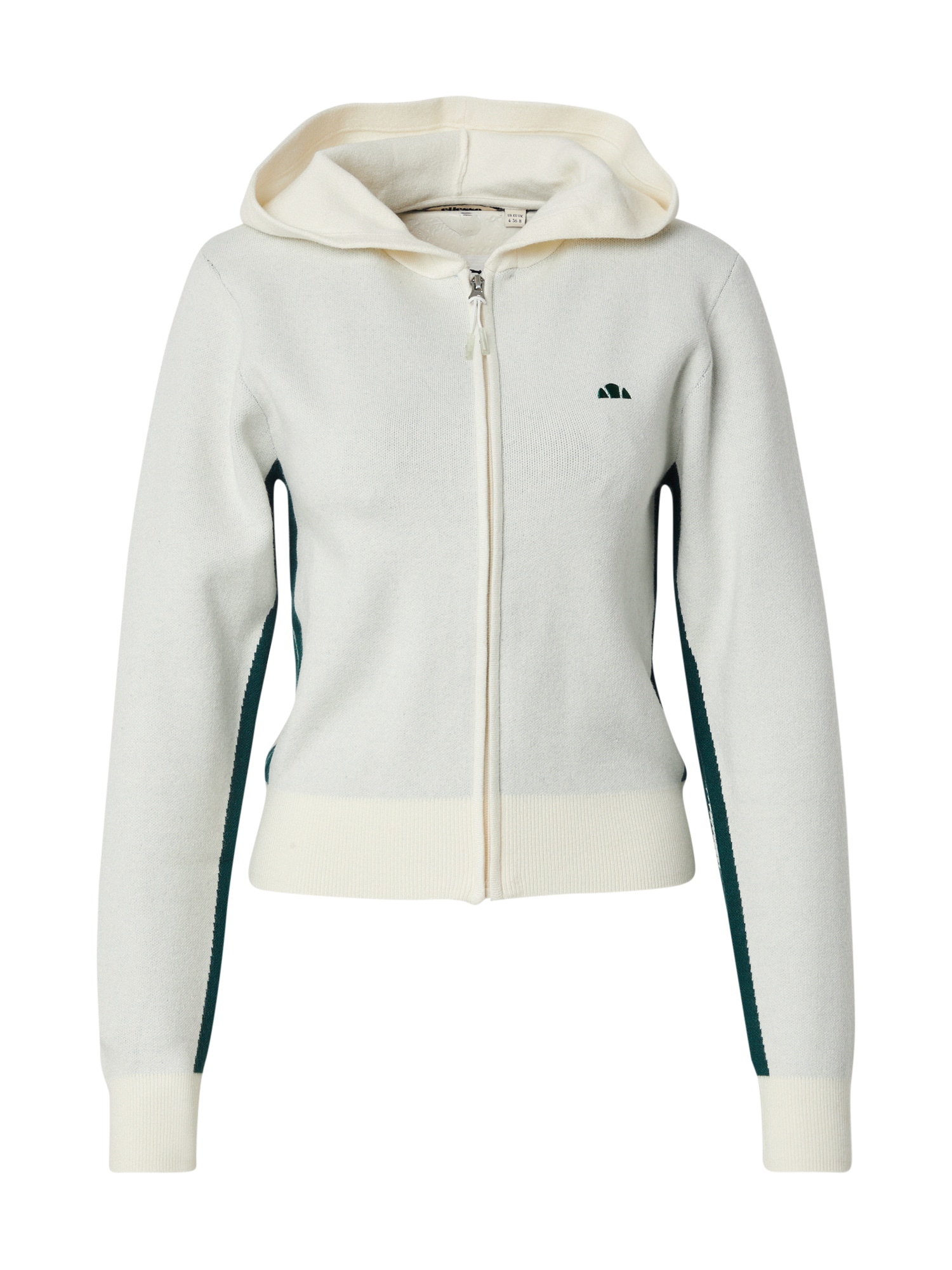 ELLESSE Geacă tricotată Laneisa verde închis / alb murdar