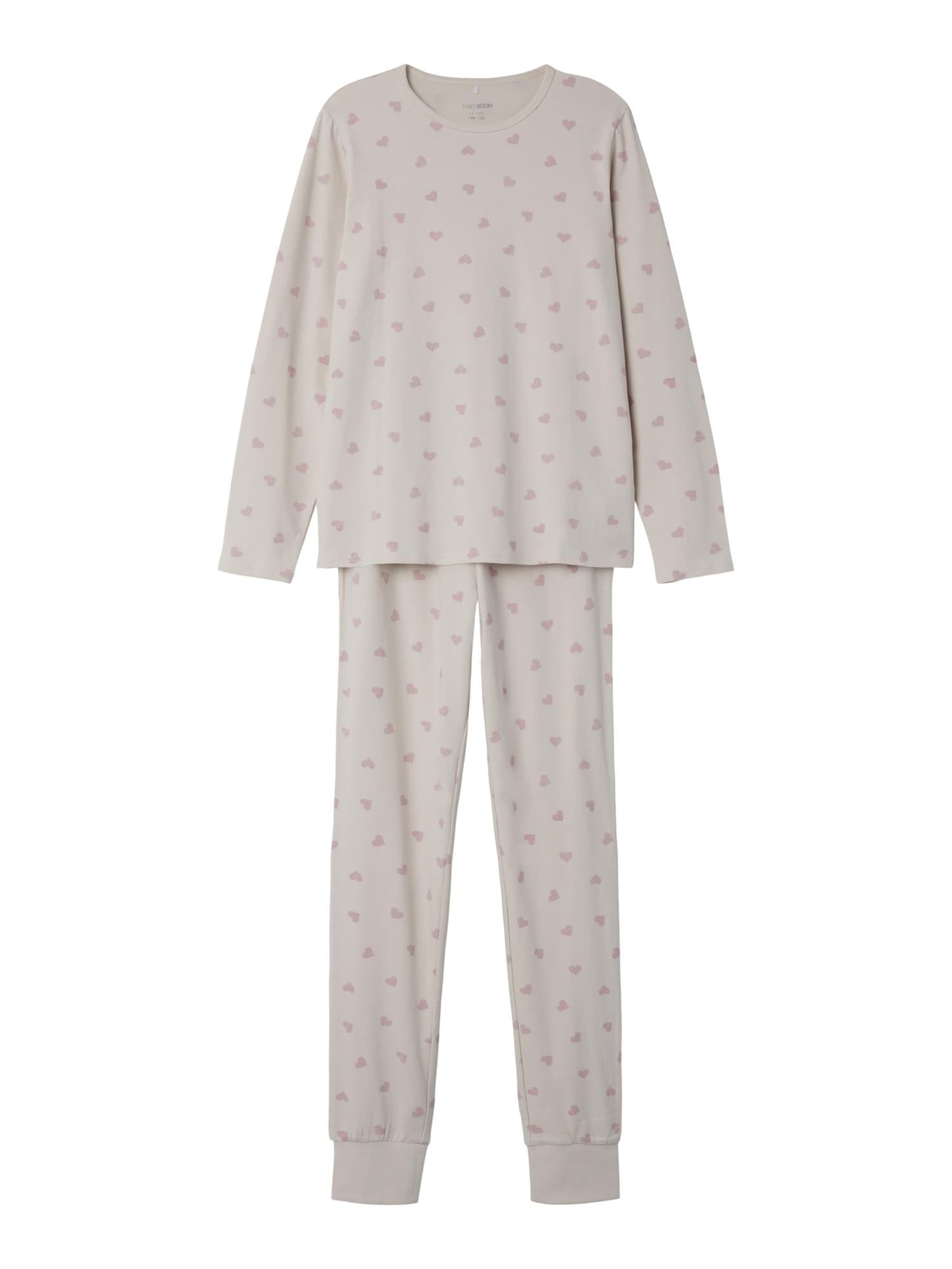 TWO SOON Pijamale  gri deschis / roz