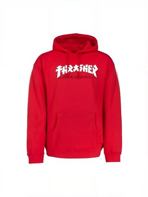 THRASHER Sudadera 'GODZILLA'  rojo