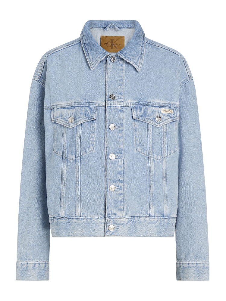 Calvin Klein Jeans Jacke Damen Größe XL hellblau