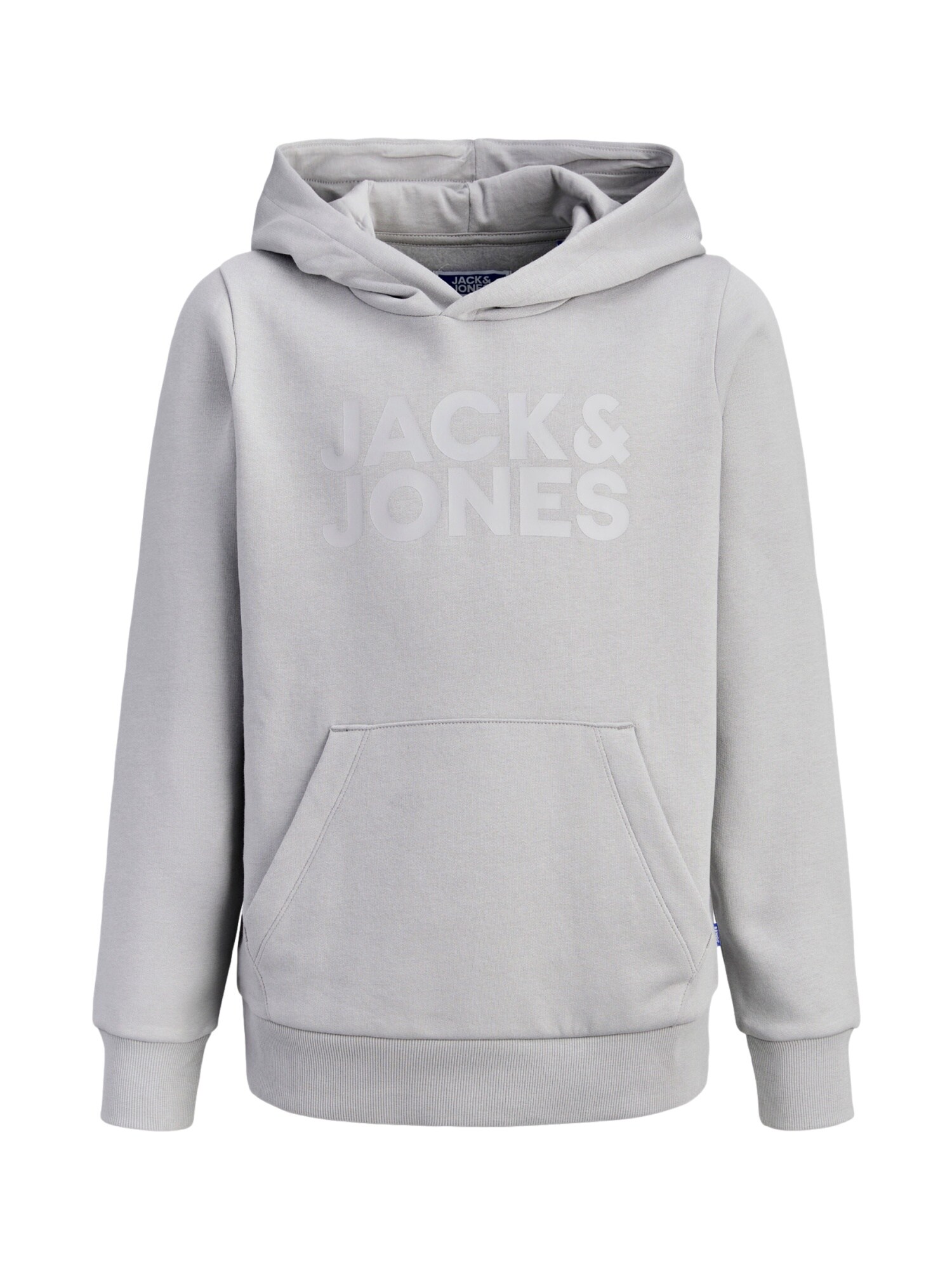 Jack & Jones Junior Mikina 'JJECORP'  svetlosivá