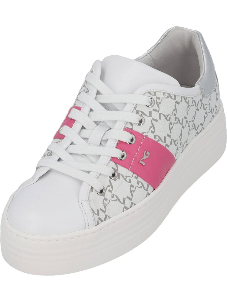 Nero Giardini Sneaker Damen Größe 35 grau / magenta / silber / weiß