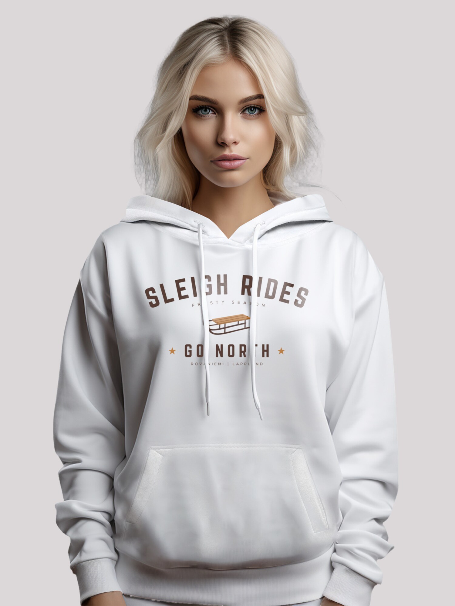Thumbnail - F4NT4STIC Sweatshirt Winter Schlitten Christmas