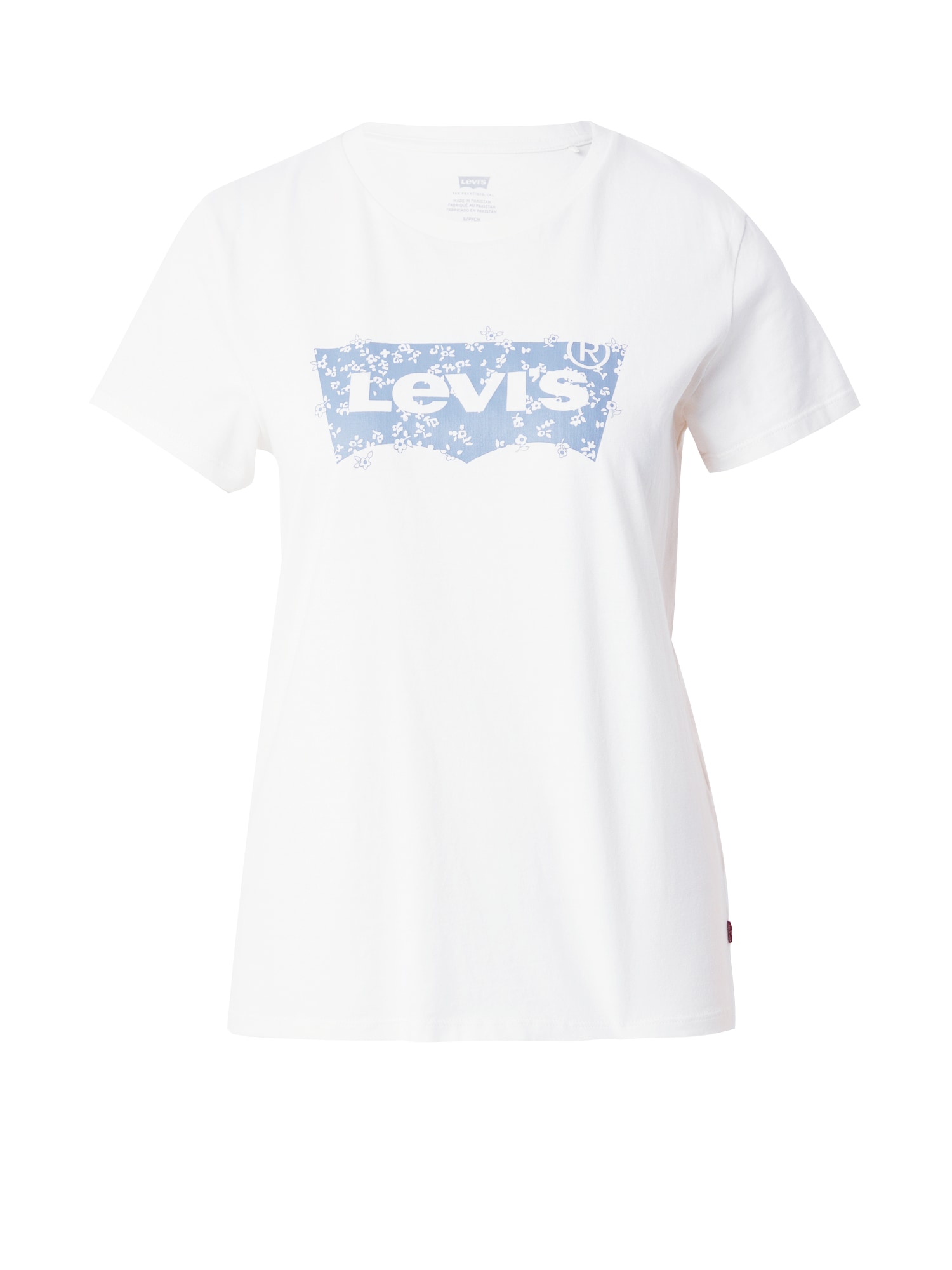 LEVI'S Тениска 'The Perfect'  опушено синьо / бяло