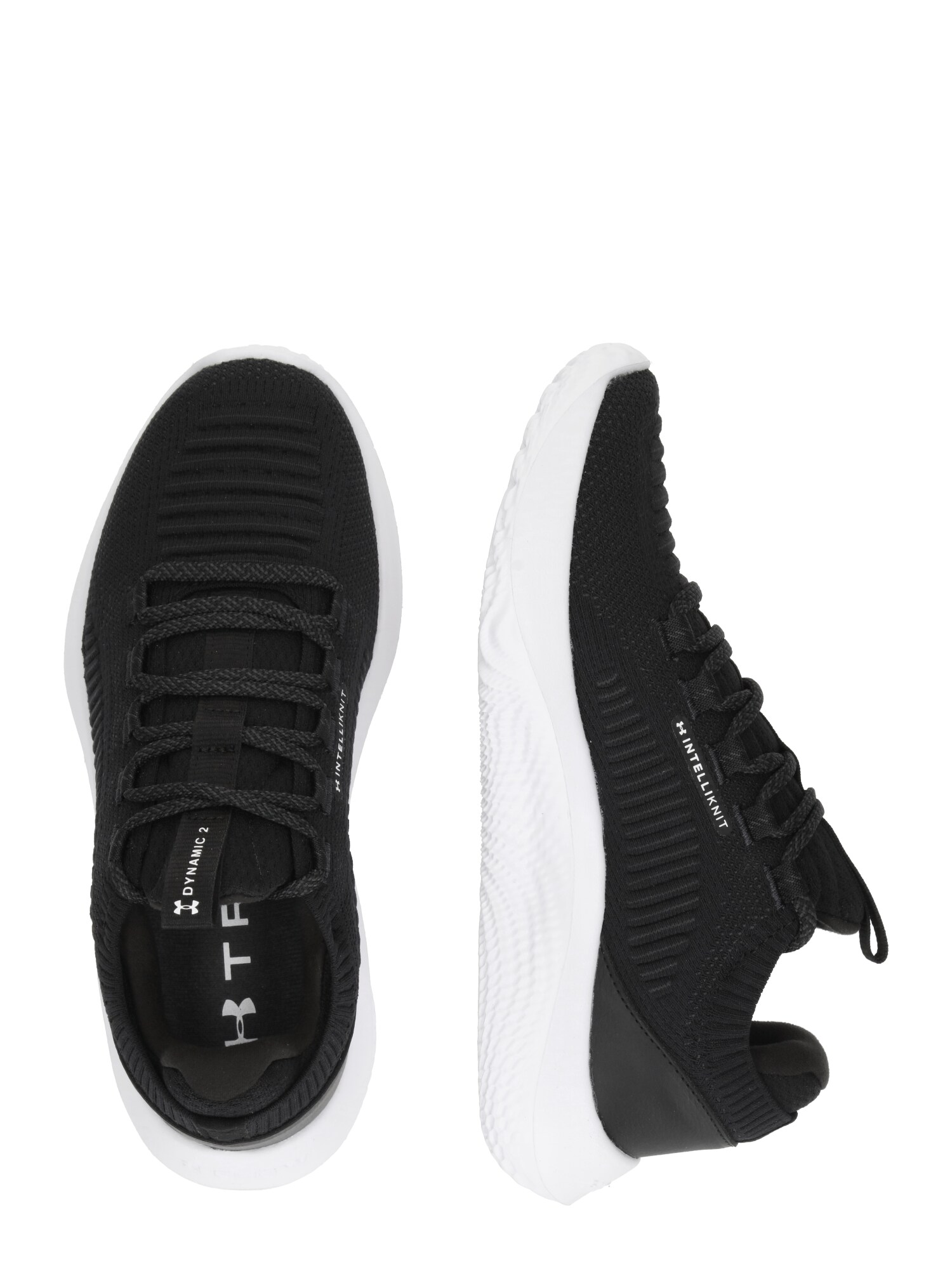 UNDER ARMOUR Sportcipő 'Dynamic 2'  fekete / fehér termék 2. képe