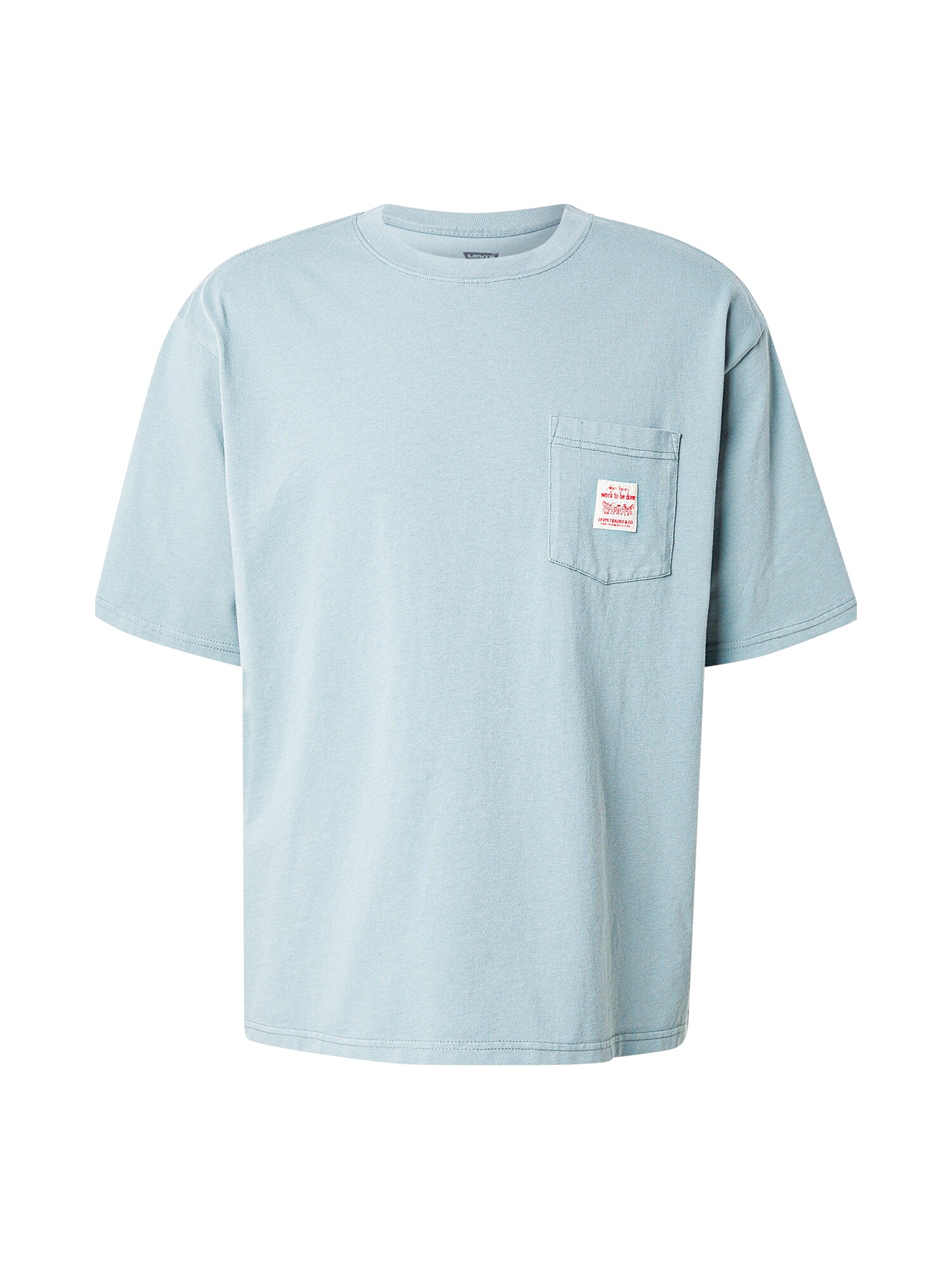 LEVIS ® Tricou  albastru deschis / roșu intens / alb