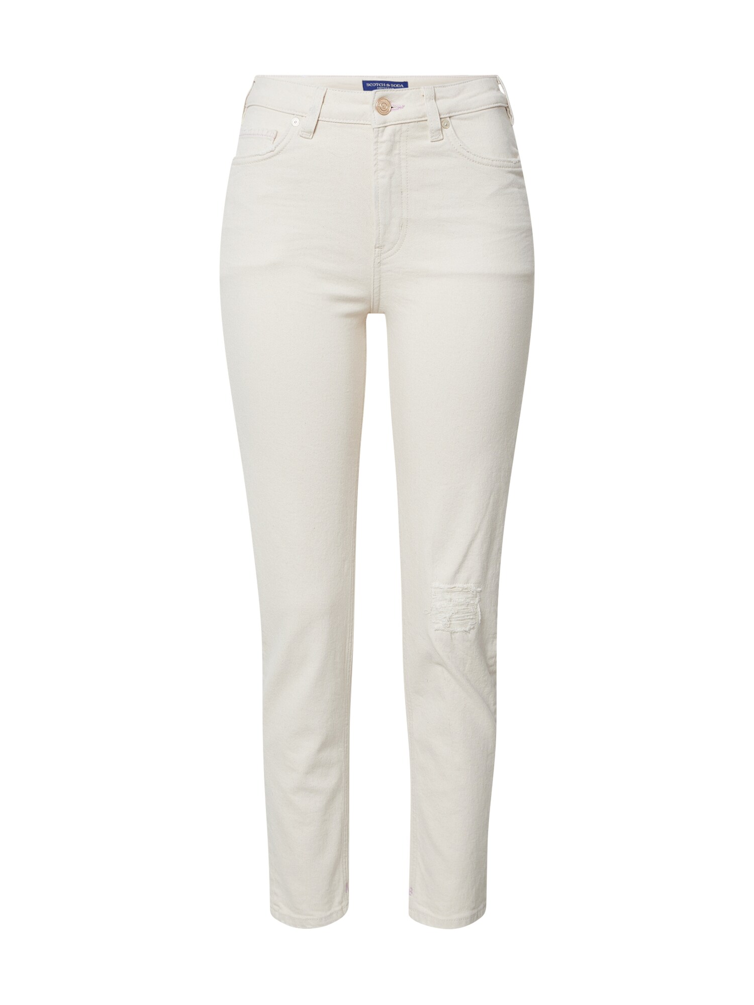 SCOTCH & SODA Džínsy 'Forget me not'  šedobiela