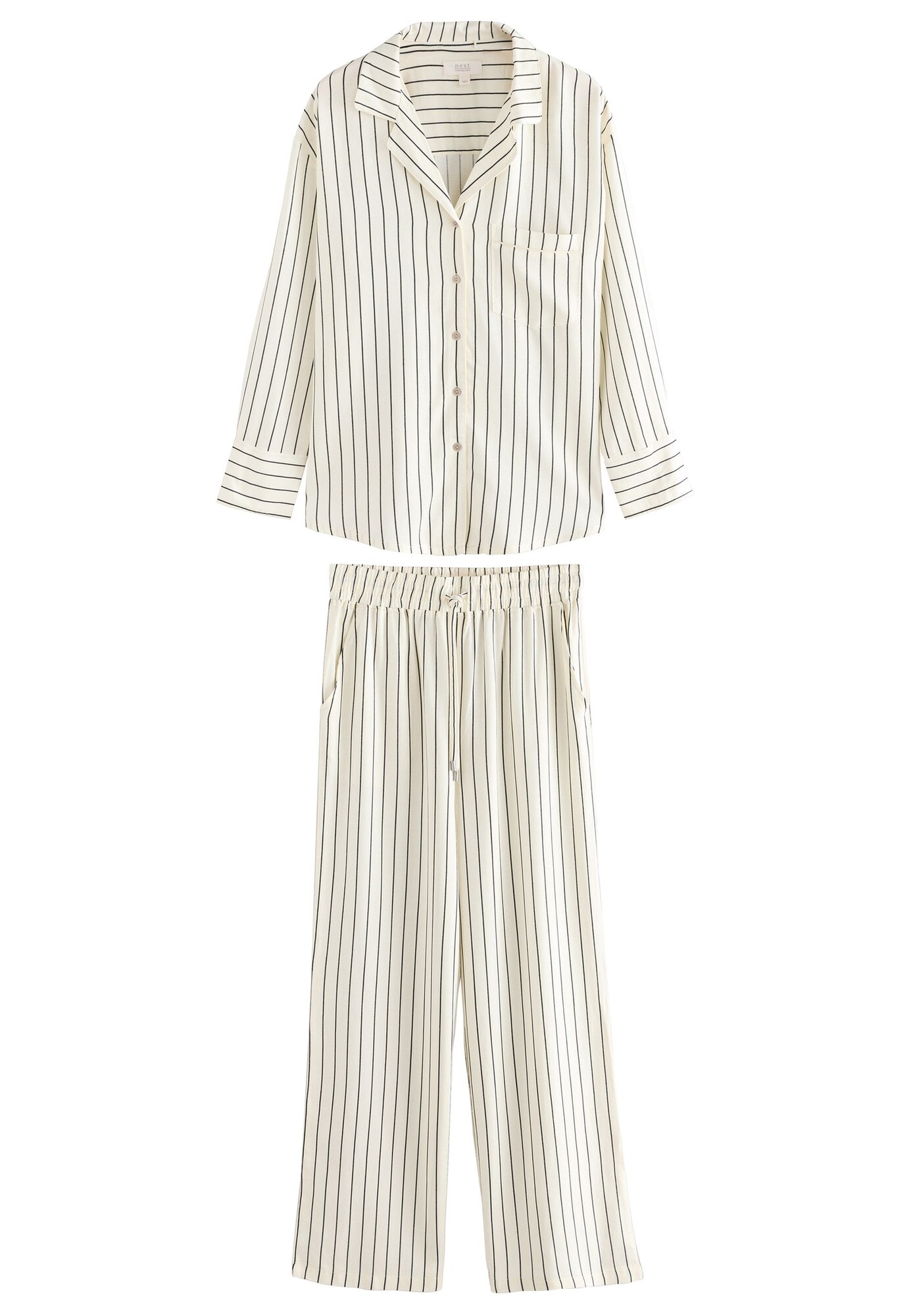 Next Pijama  negru / alb