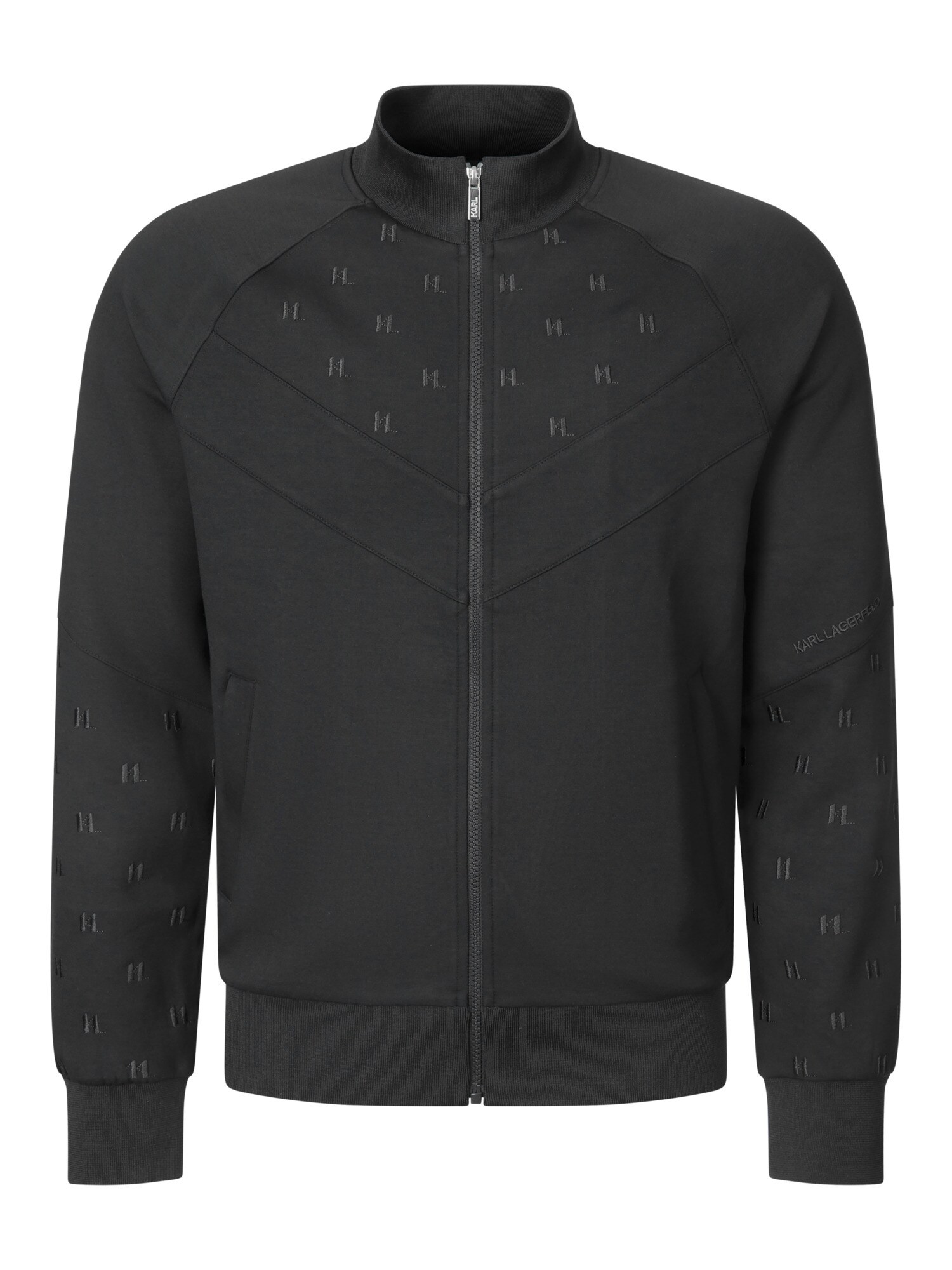 Karl Lagerfeld Sudadera con cremallera '705014' negro – imagen 1