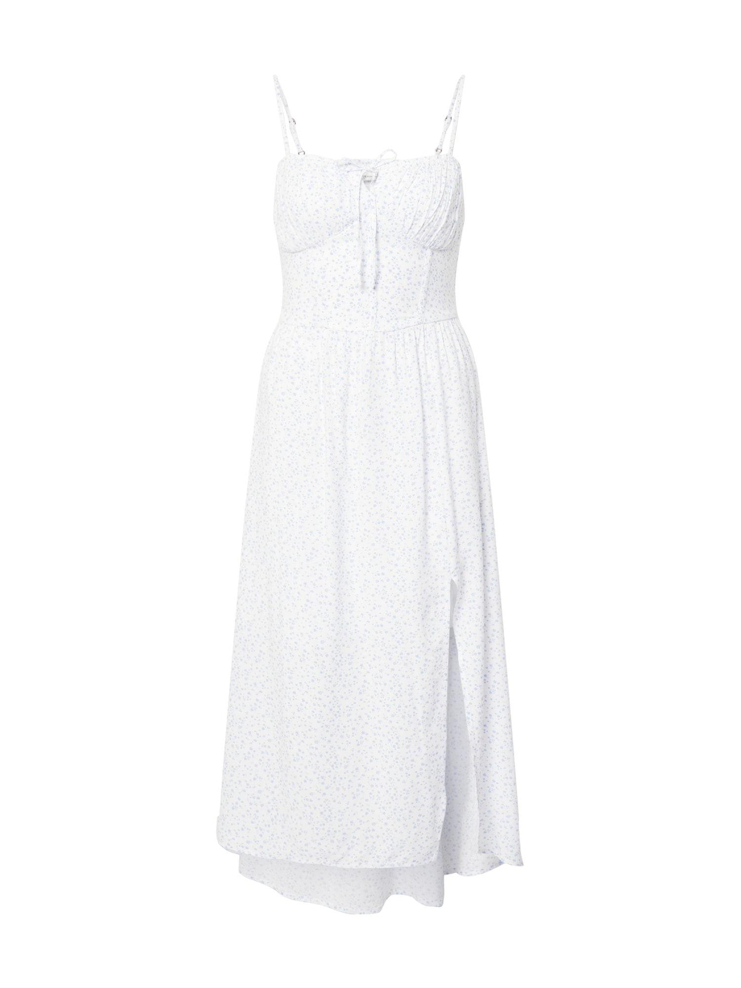 HOLLISTER Ljetna haljina  svijetloplava / prljavo bijela