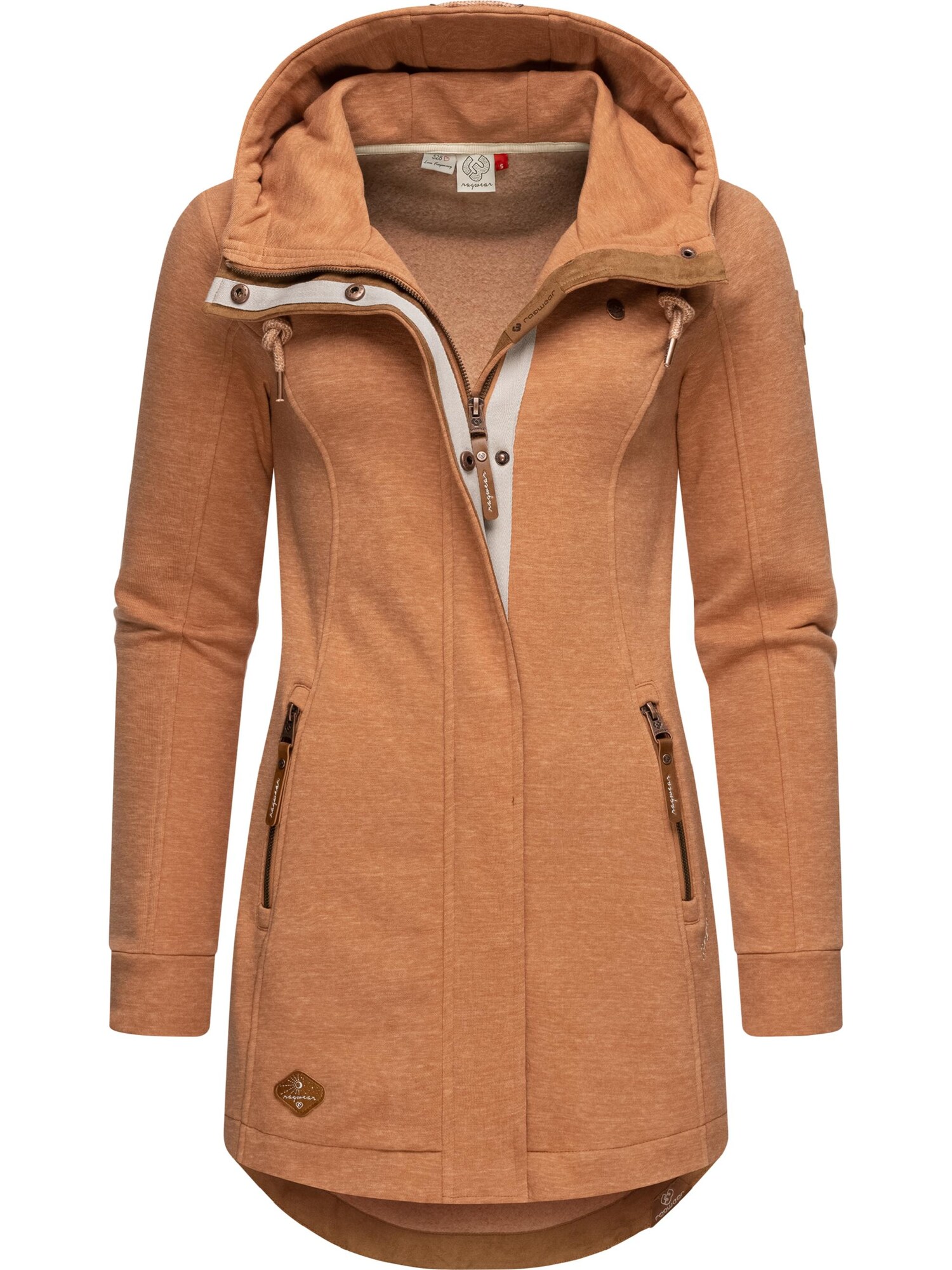 Ragwear Tepláková bunda 'Letty Intl.'  krémová / svetlohnedá