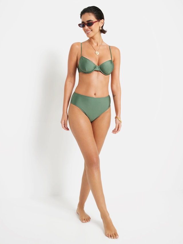 LSCN by LASCANA, Bikini felső 'Nele', zöld, 3 kép a 5 közül