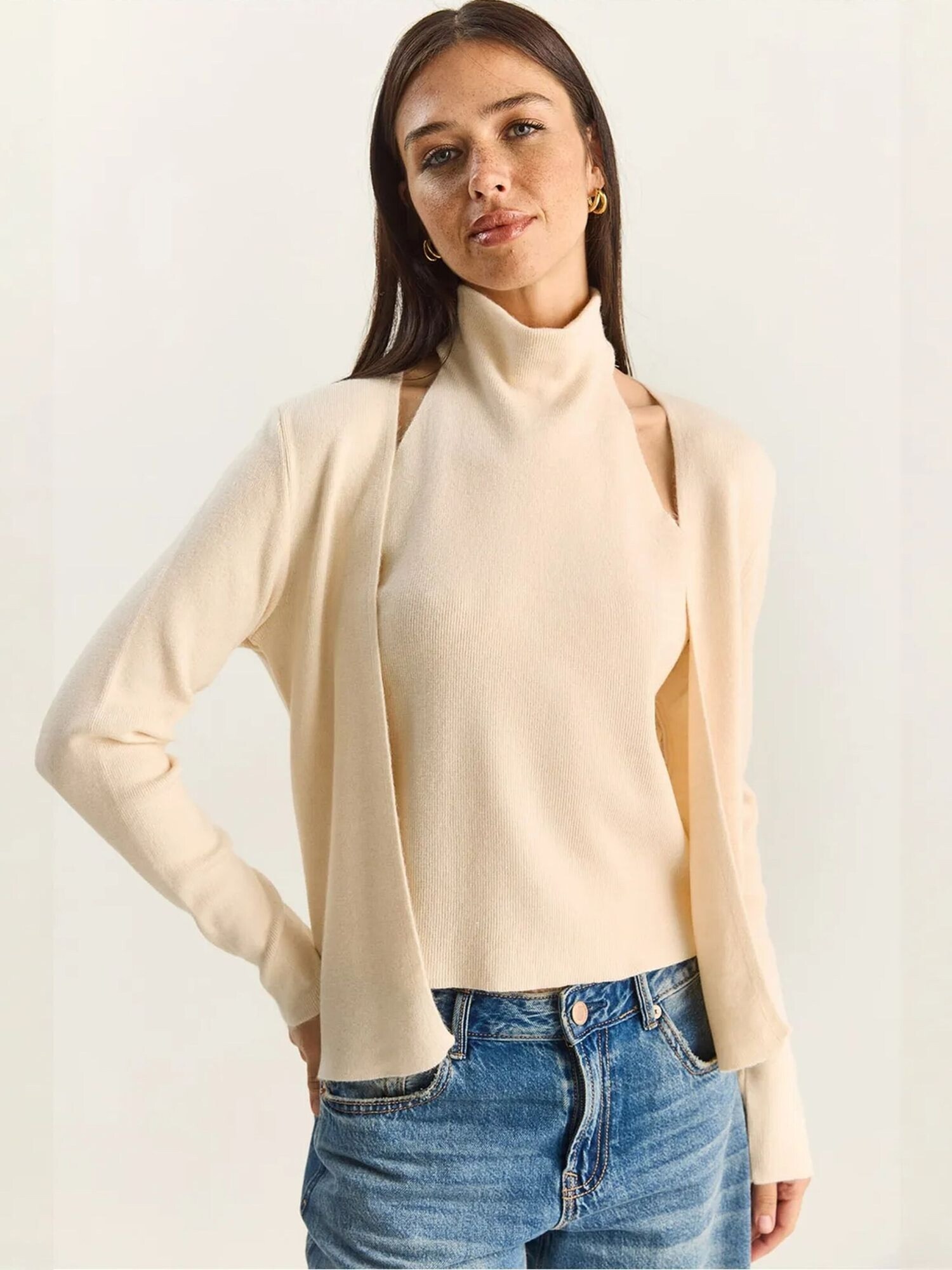 Bianco Lucci Bluza 'Blusen' boja pijeska
