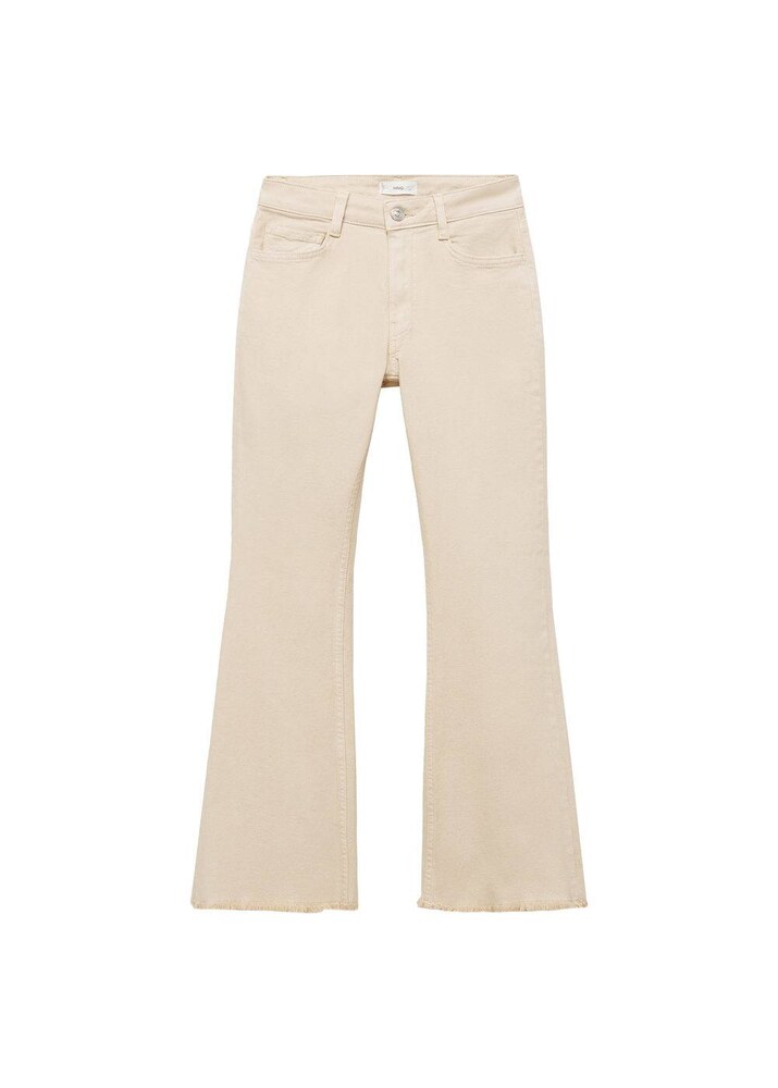 MANGO TEEN Jeans Mädchen Größe 158 beige