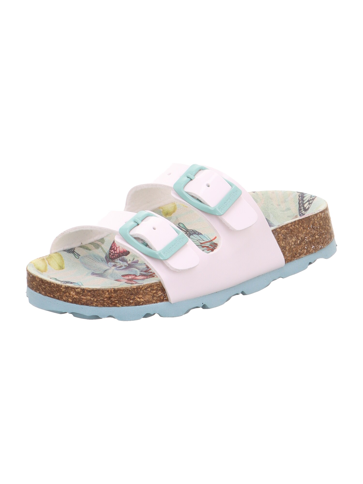 SUPERFIT Pantofi deschiși  albastru deschis / roz pastel / alb
