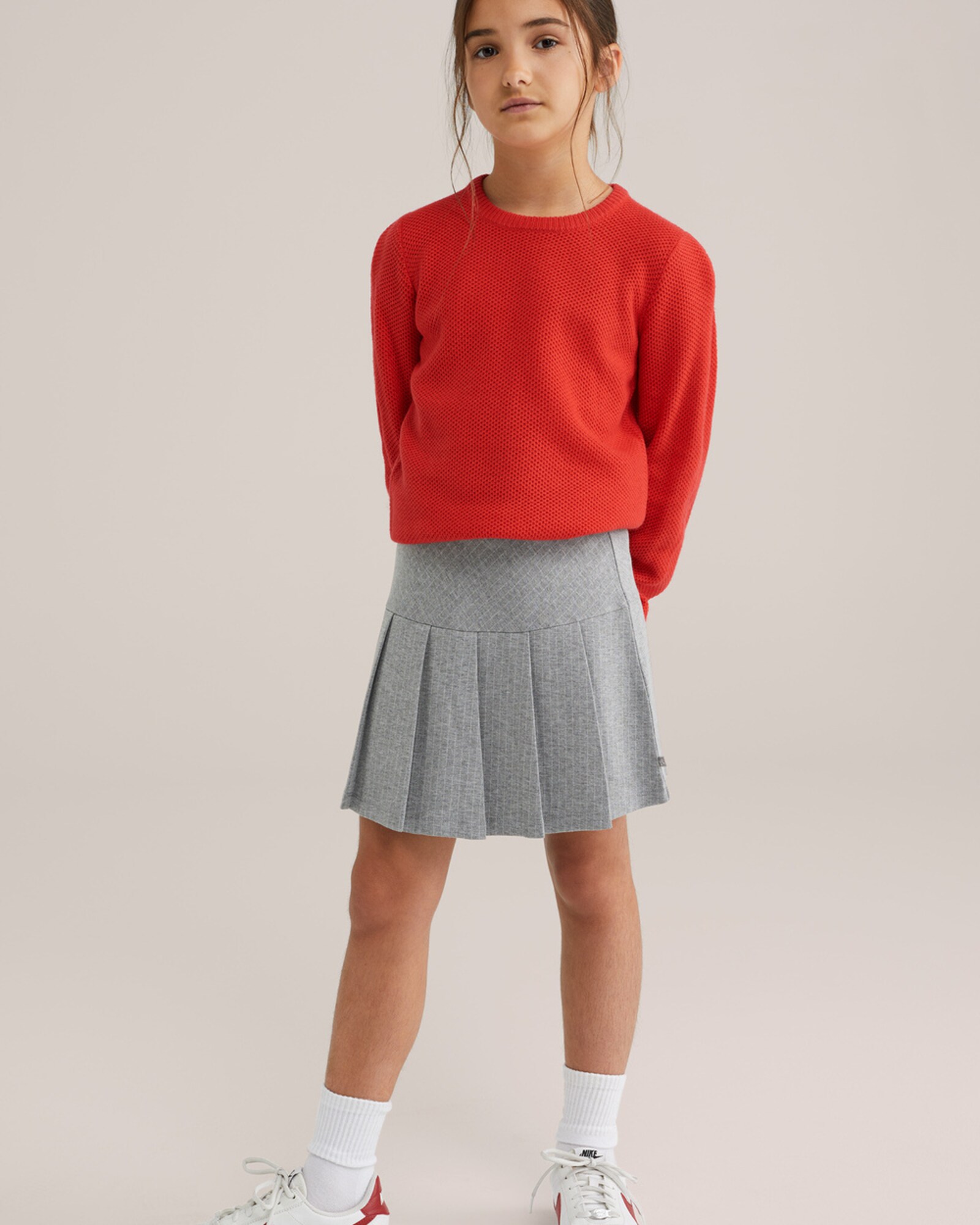 WE Fashion Sveter červená / neónovo červená (obrázok 6)