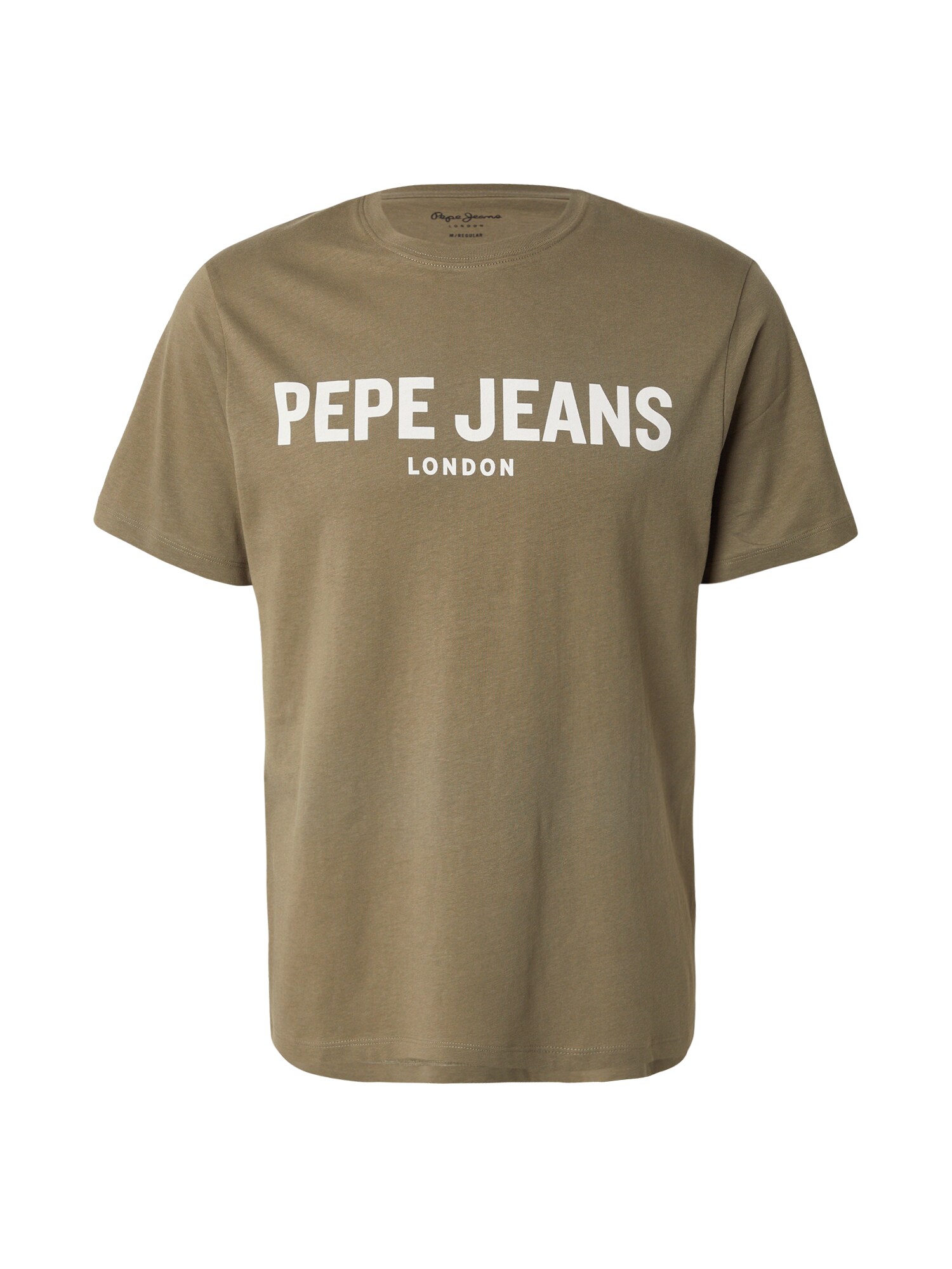 Pepe Jeans Tricou  kaki / alb