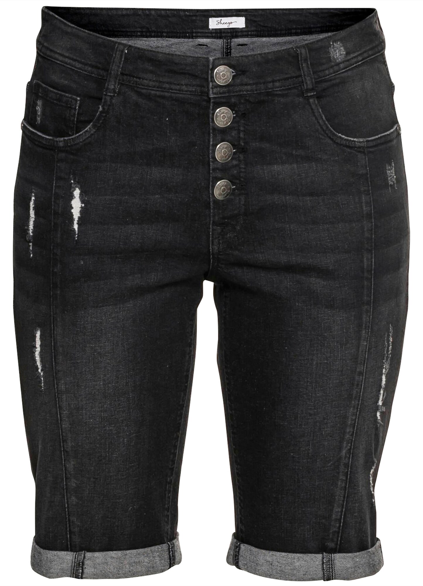 SHEEGO Jeans  negru denim