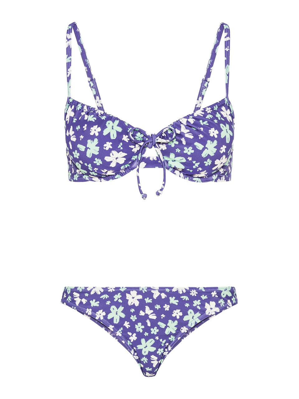Bikini 'Cecily' indigo / mint