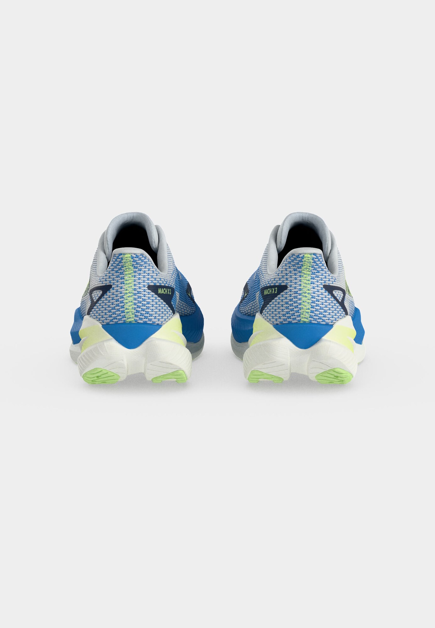 HOKA Zapatillas de running 'Mach X 3' azul / azul noche / gris claro / verde neón – imagen 3
